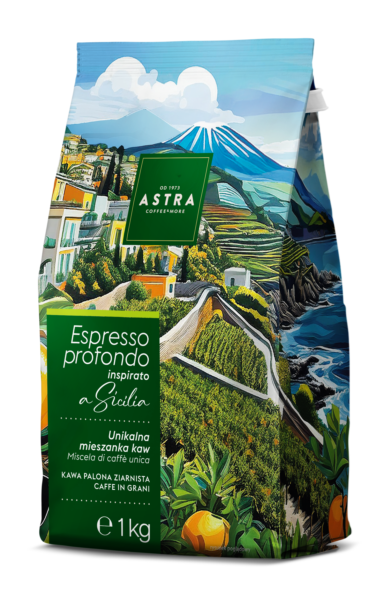 Espresso Profondo Inspirato A Sicilia 1 Kg Ziarnista