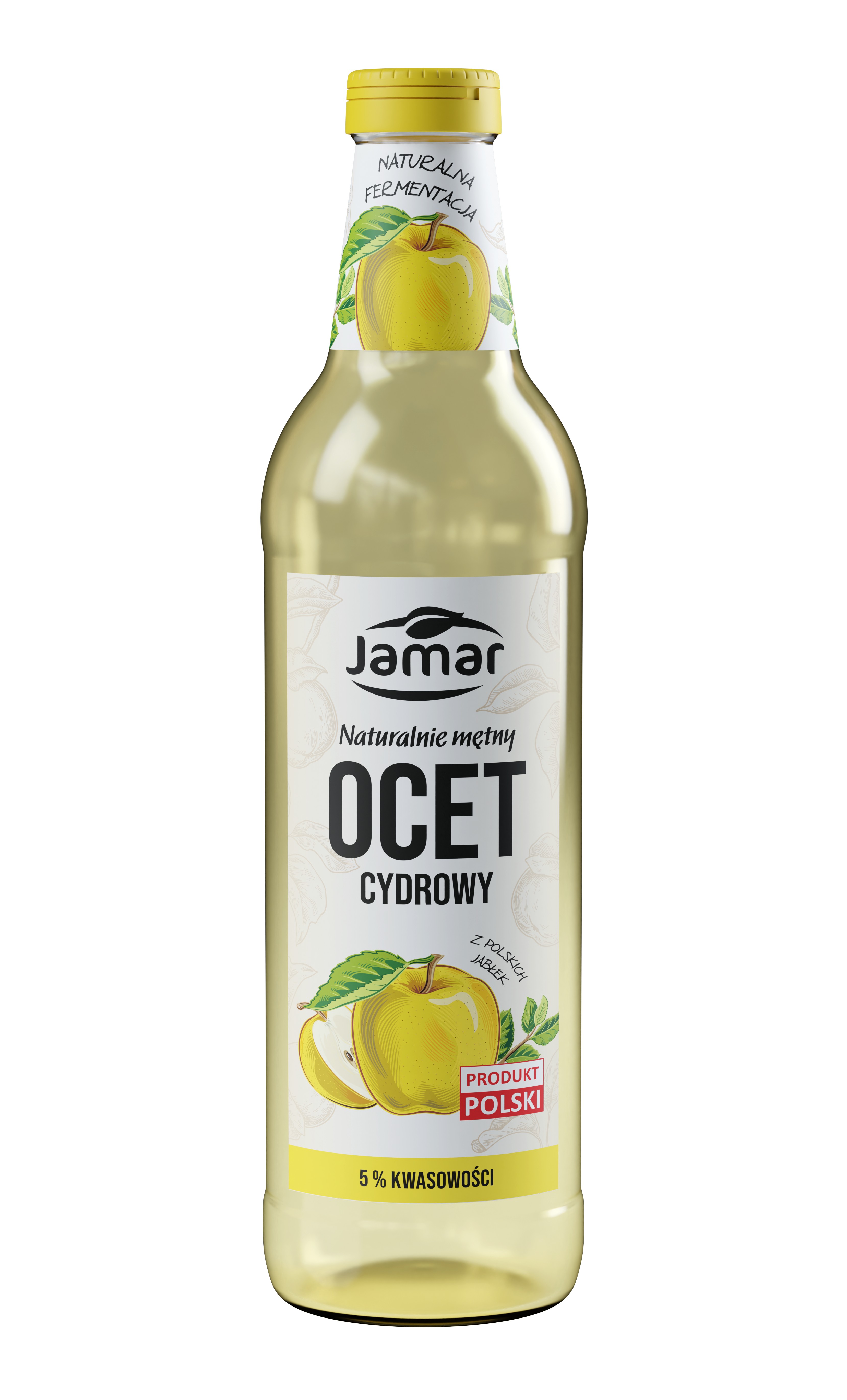 Jamar Naturalnie Mętny Ocet Cydrowy 500 Ml