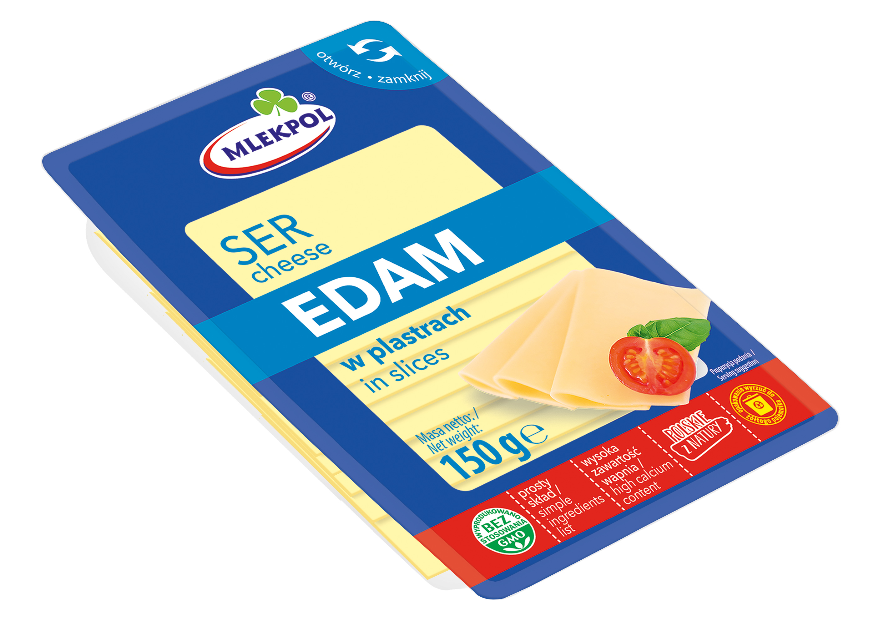 Ser Edam Plastry 150G Sm Mlekpol