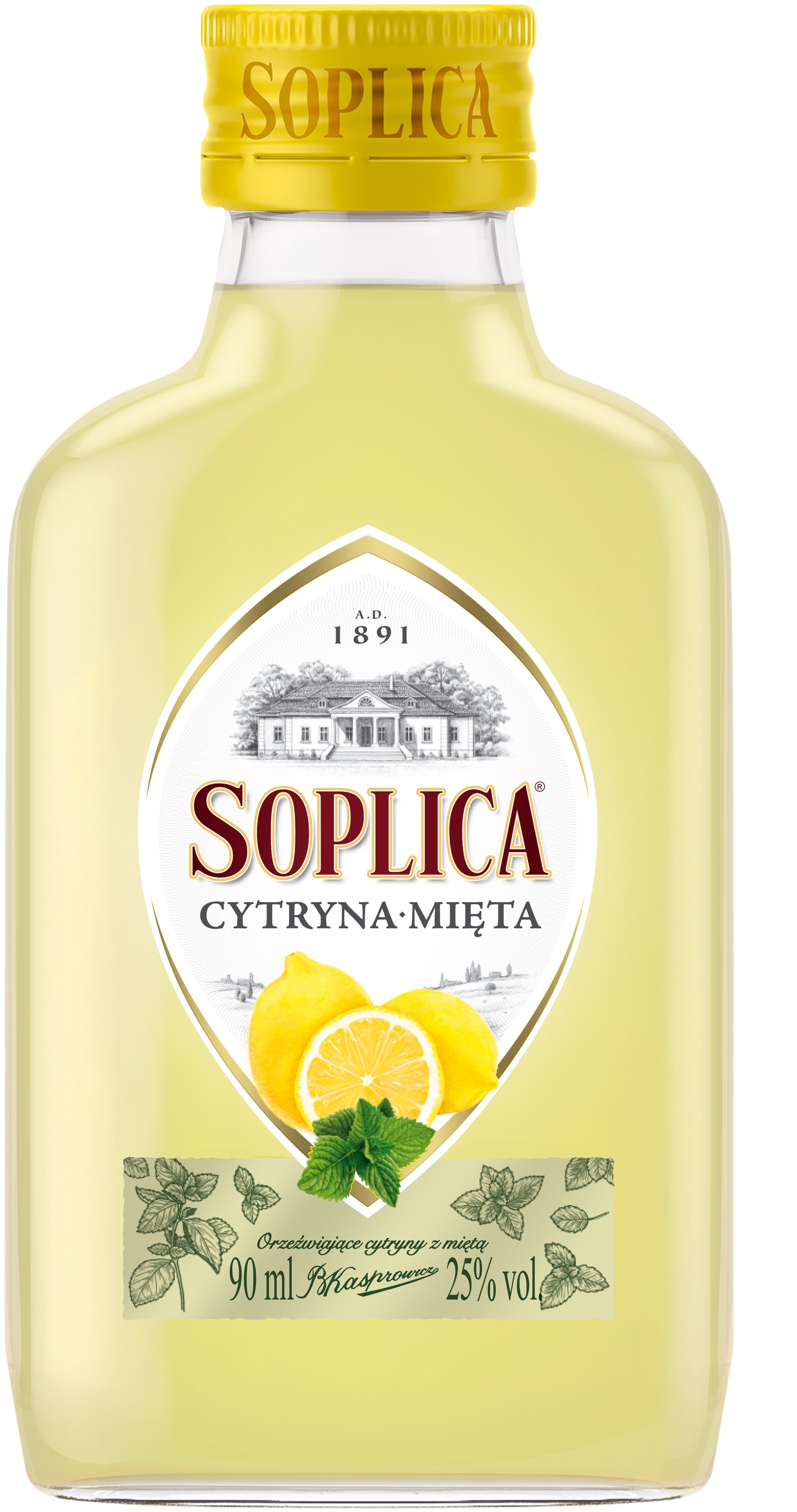 Likier Soplica Cytryna Z Miętą Alk. 25 % 90 Ml