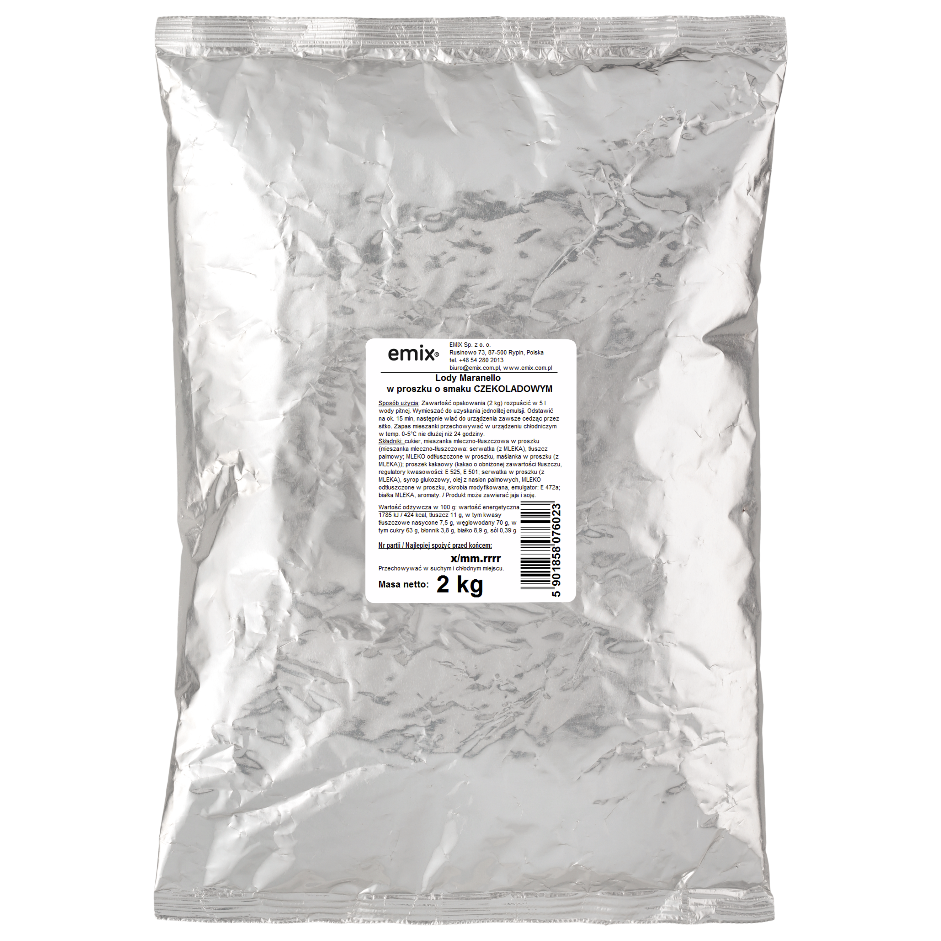 Lody Maranello Czekolada Emix 2Kg