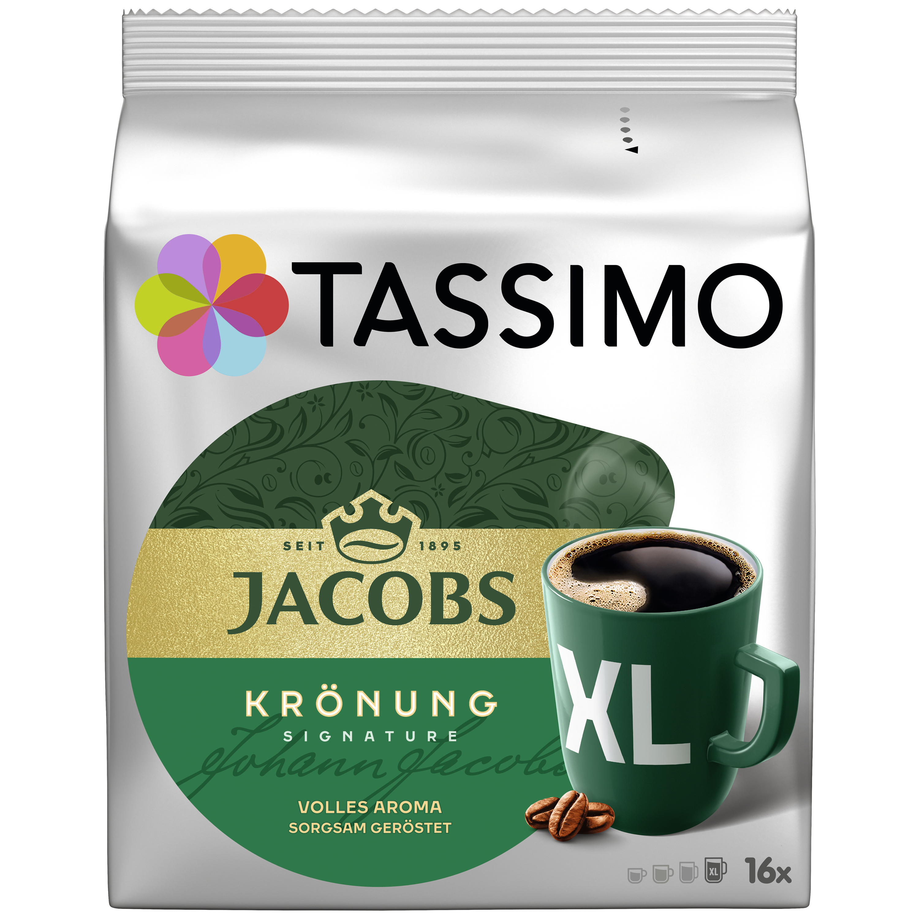 Tassimo Kronung Xl 16Szt Kawa Mielona W Kapsułkach