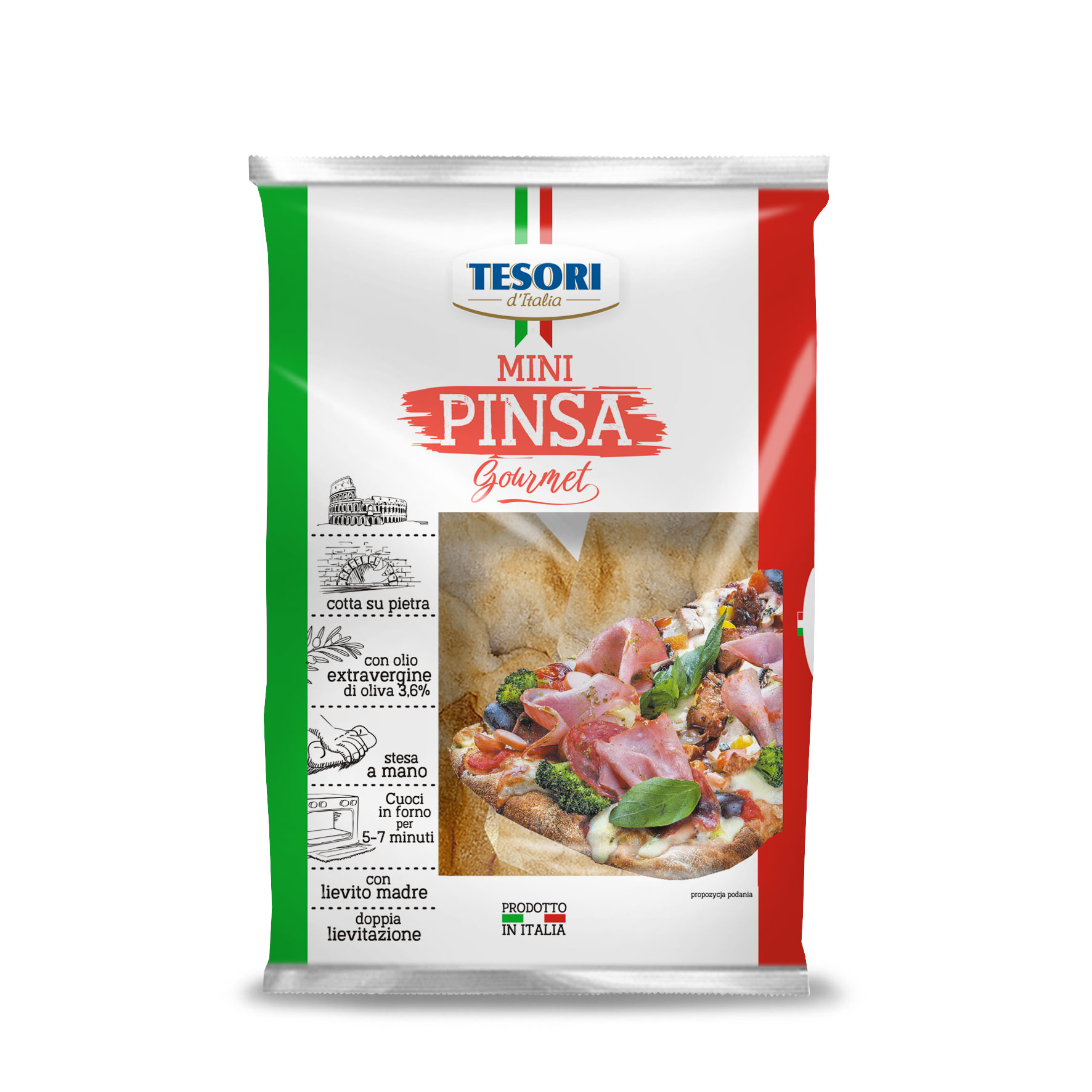 Mini Pinsa Gourmet Tesori D'Italia150 G