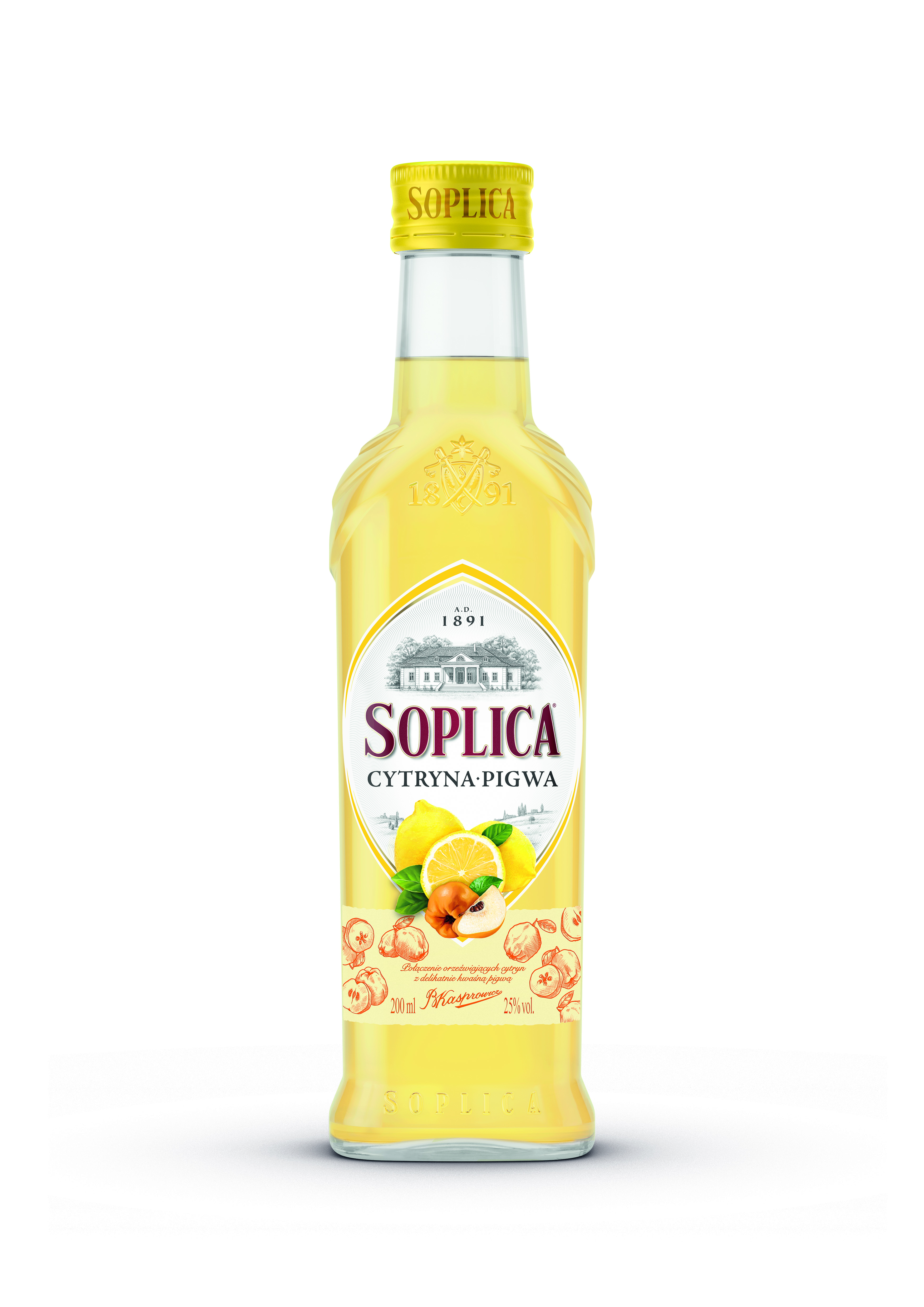 Soplica Cytryna Pigwa 25 % 200 Ml