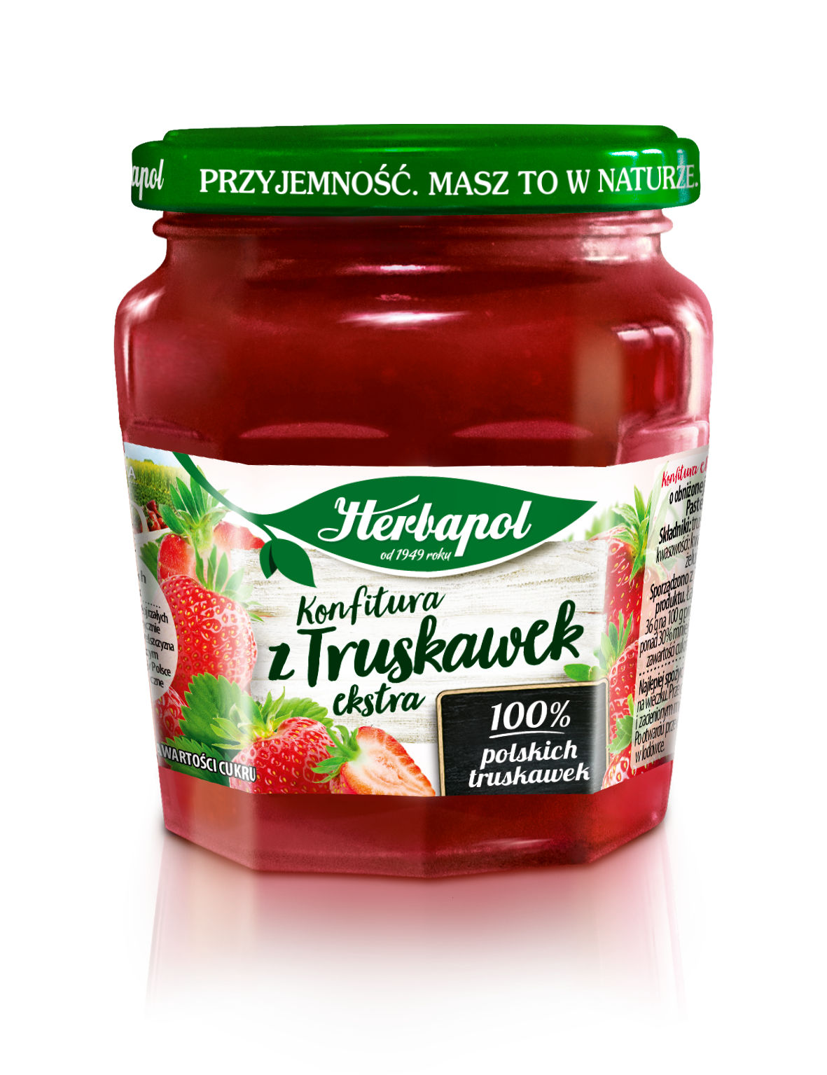 Herbapol Konfitura Z Truskawek Extra 240G