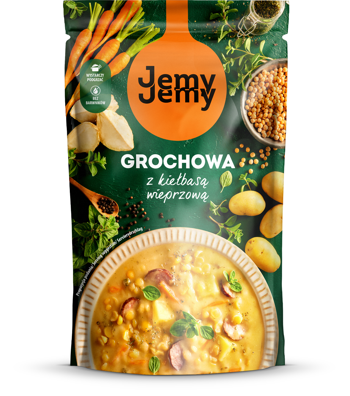 Jemyjemy Grochowa Z Kiełbasą Wieprzową 450G