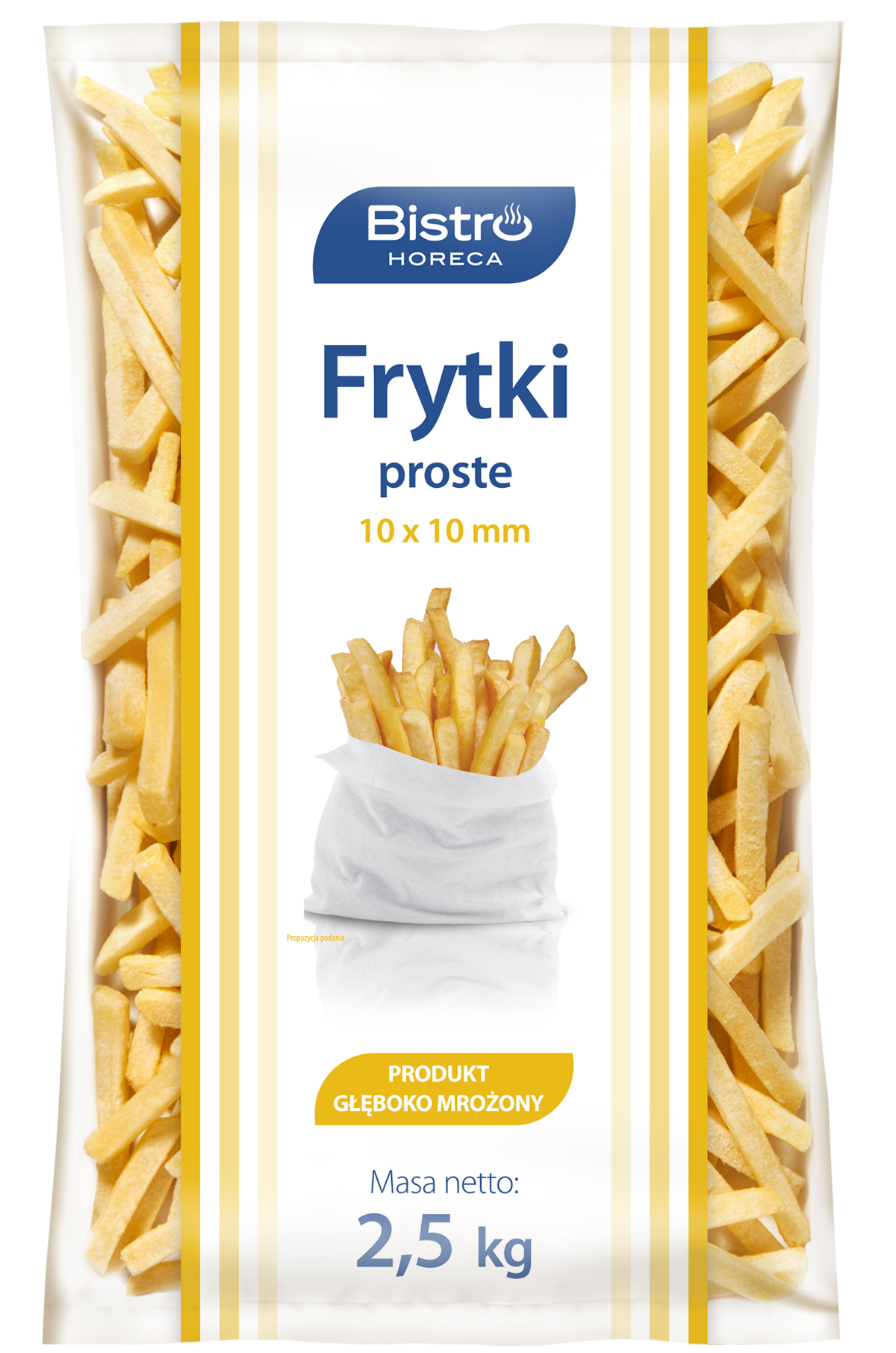 Bistro Horeca Frytki Proste 10X10Mm 2,5Kg