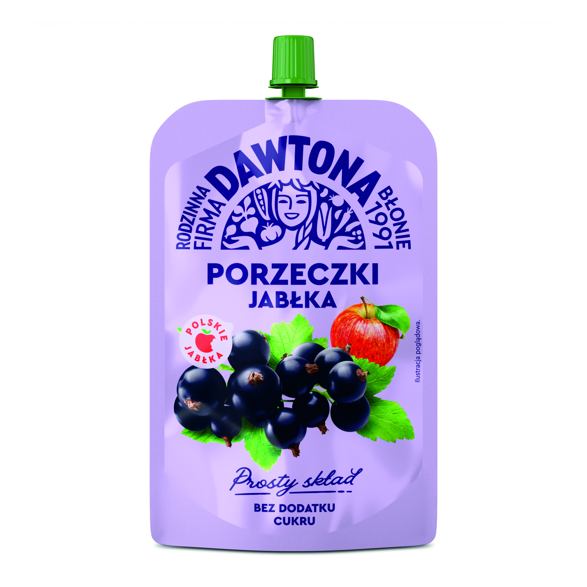 Dawtona Mus Jabłkowo-Porzeczkowy 180G