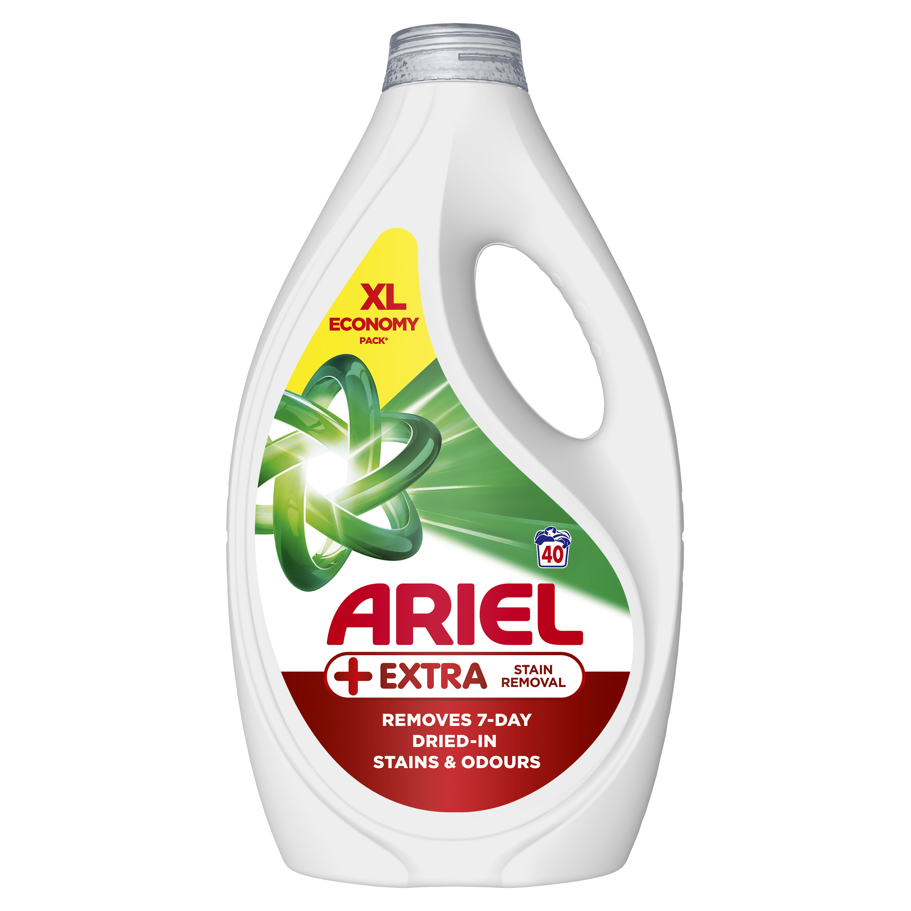 Ariel Płyn Do Prania, + Dodatkowa Moc Usuwania Plam, 1.8 L, 40 Prań