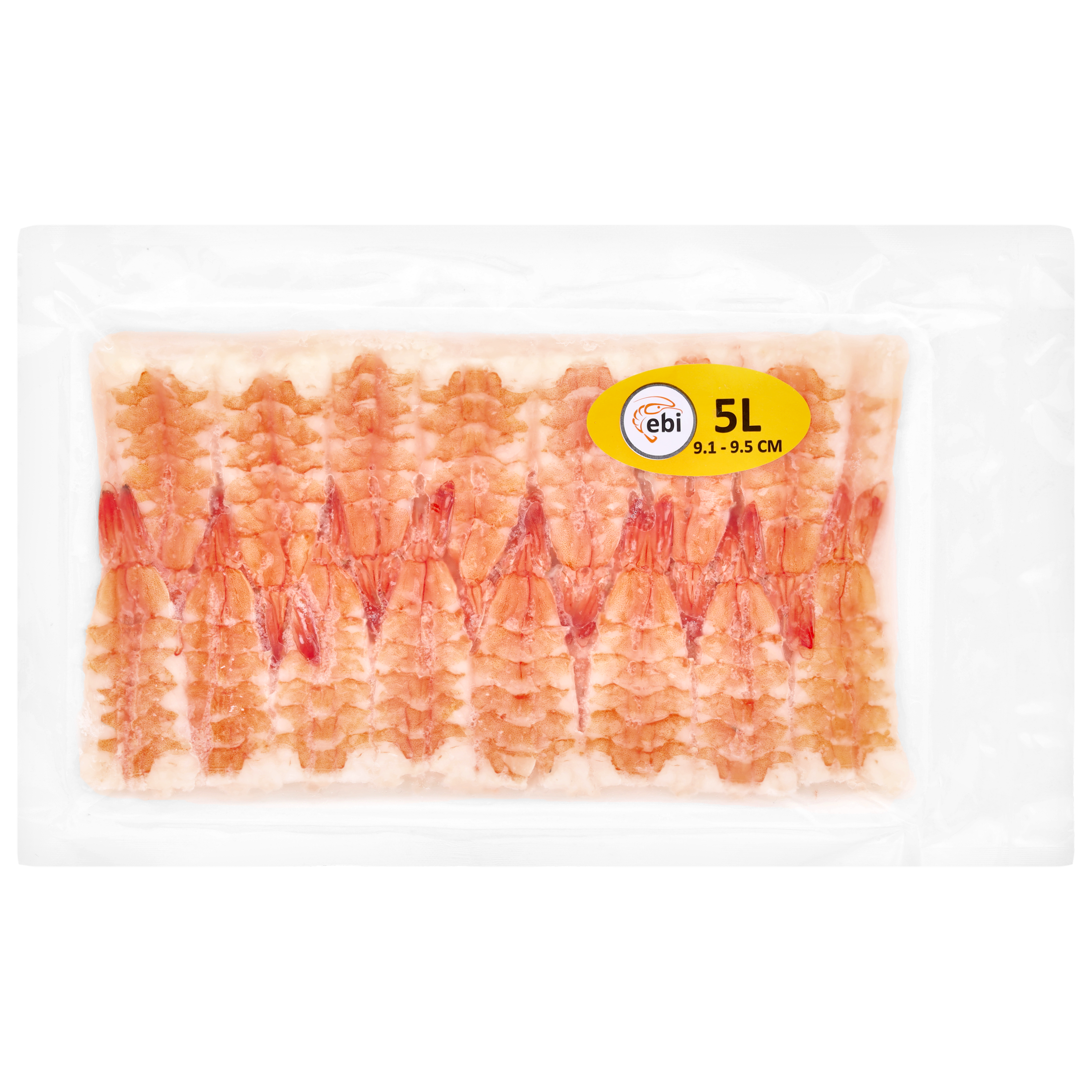Ebi Sushi Ebi Mrożone Krewetki Białe, Obrane, Oczyszczone Z Ogonkami, Gotowane 250 G