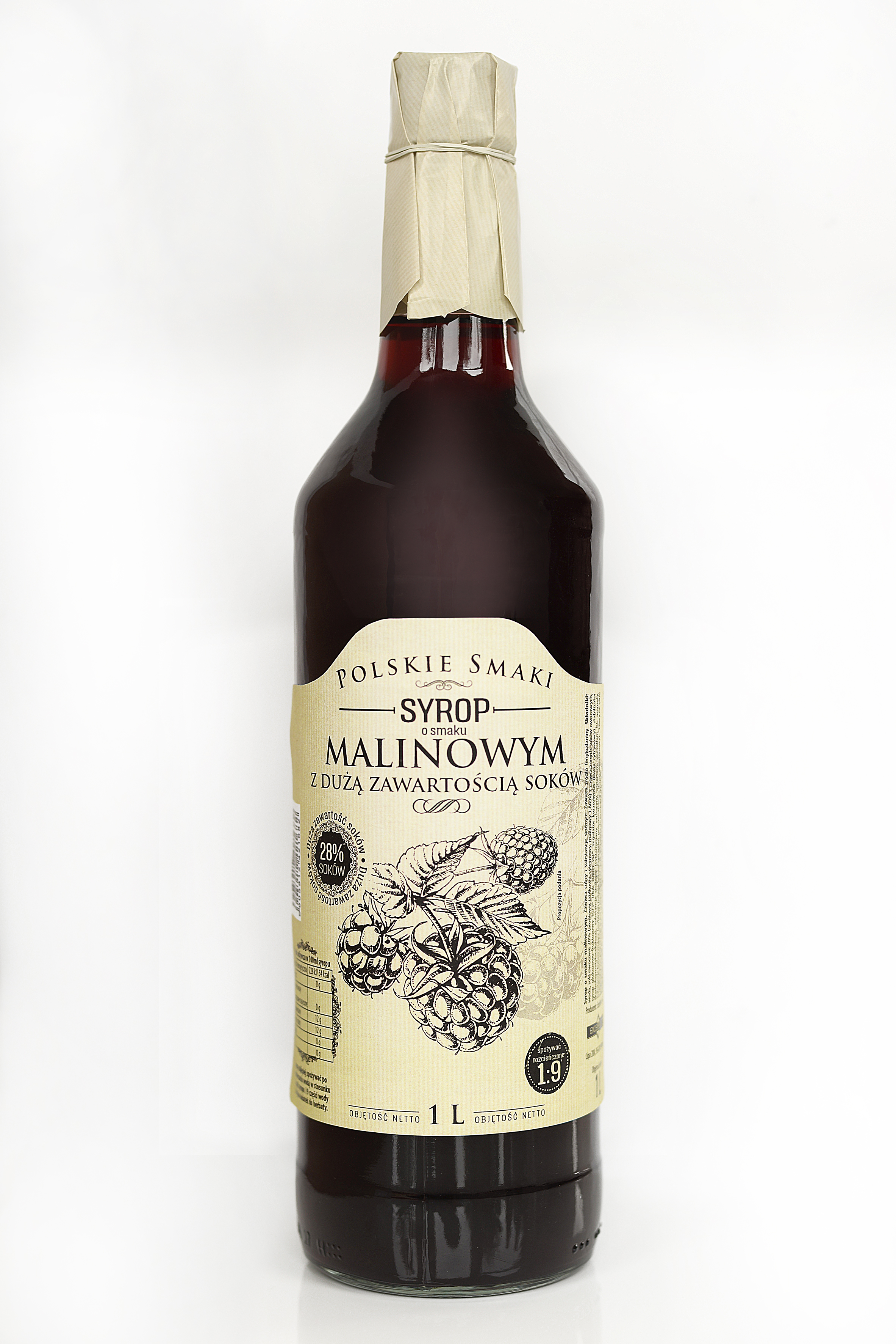 Polskie Smaki Syrop O Smaku Malinowym 1L