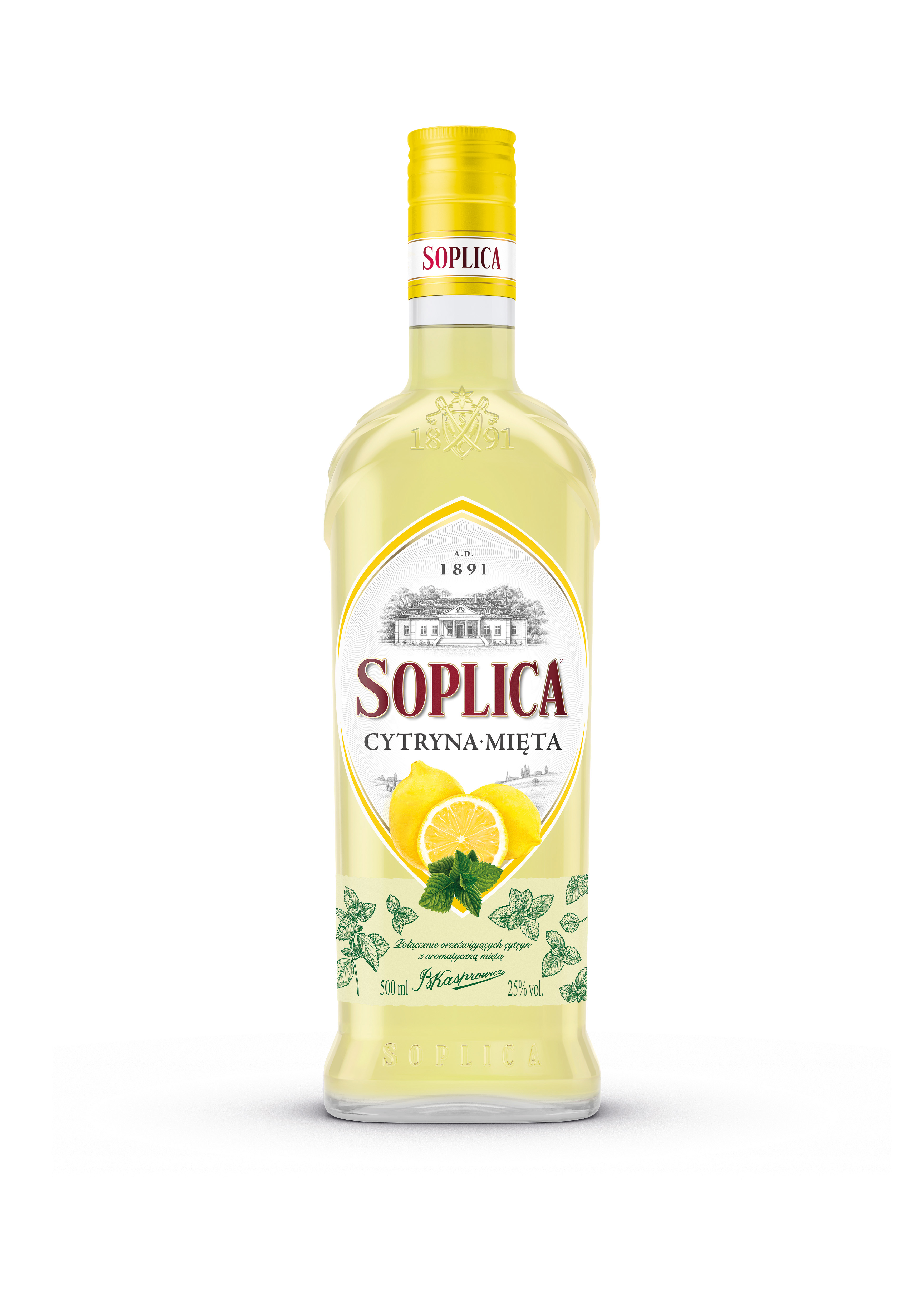 Soplica Cytryna Mięta Alk. 25 % 500 Ml
