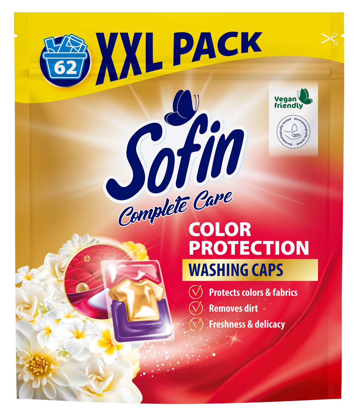 Sofin Kapsułki Do Prania Tkanin Kolorowych 62Szt.