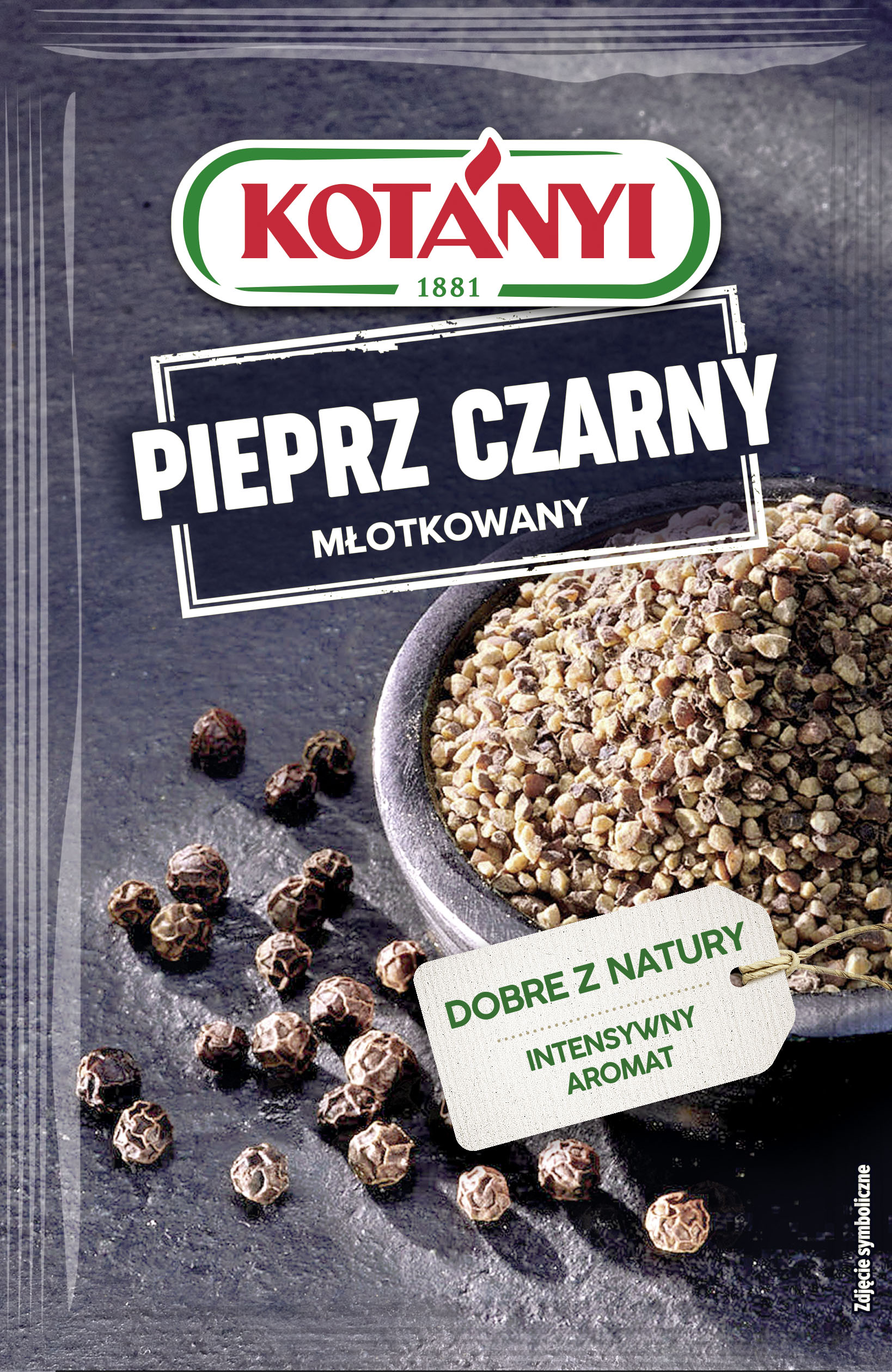 Kotányi Pieprz Czarny Młotkowany 17G