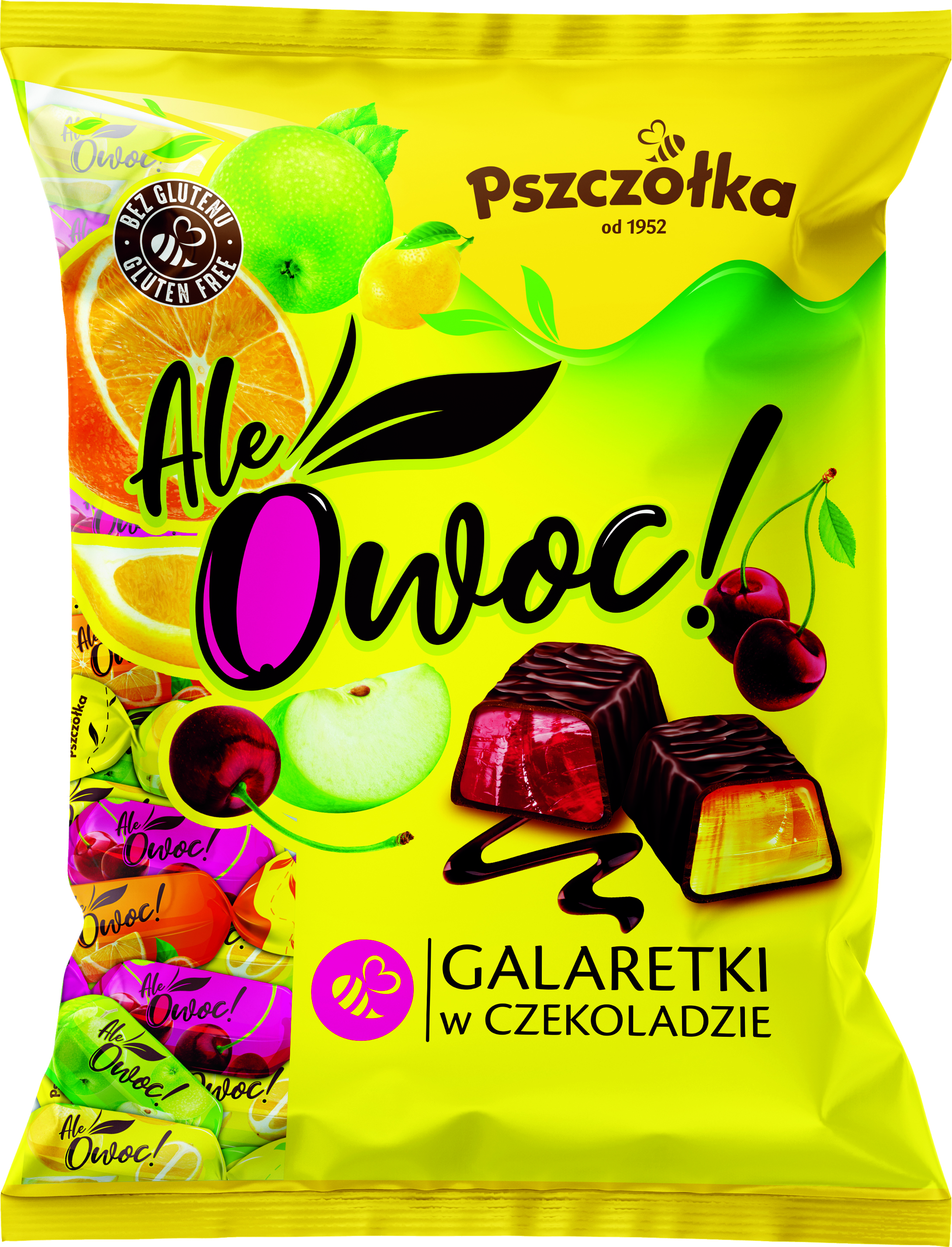 Pszczółka Ale Owoc Galaretki W Czekoladzie 1Kg