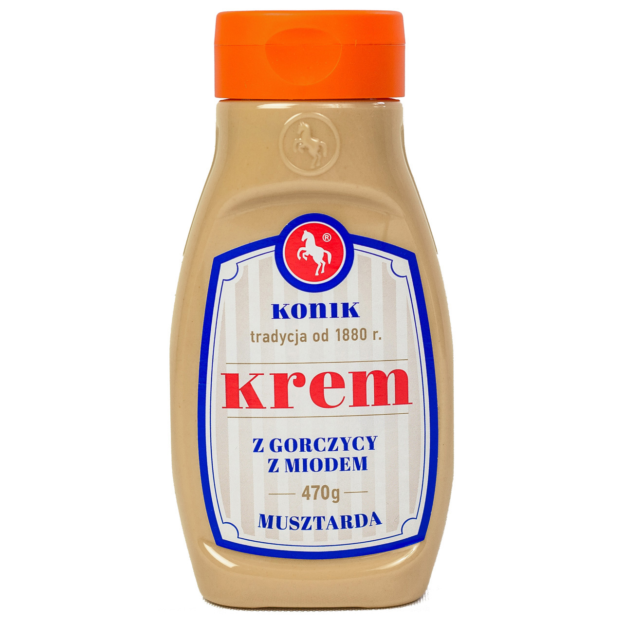 Krem Z Gorczycy Z Miodem 470G Pet Musztardy Konik