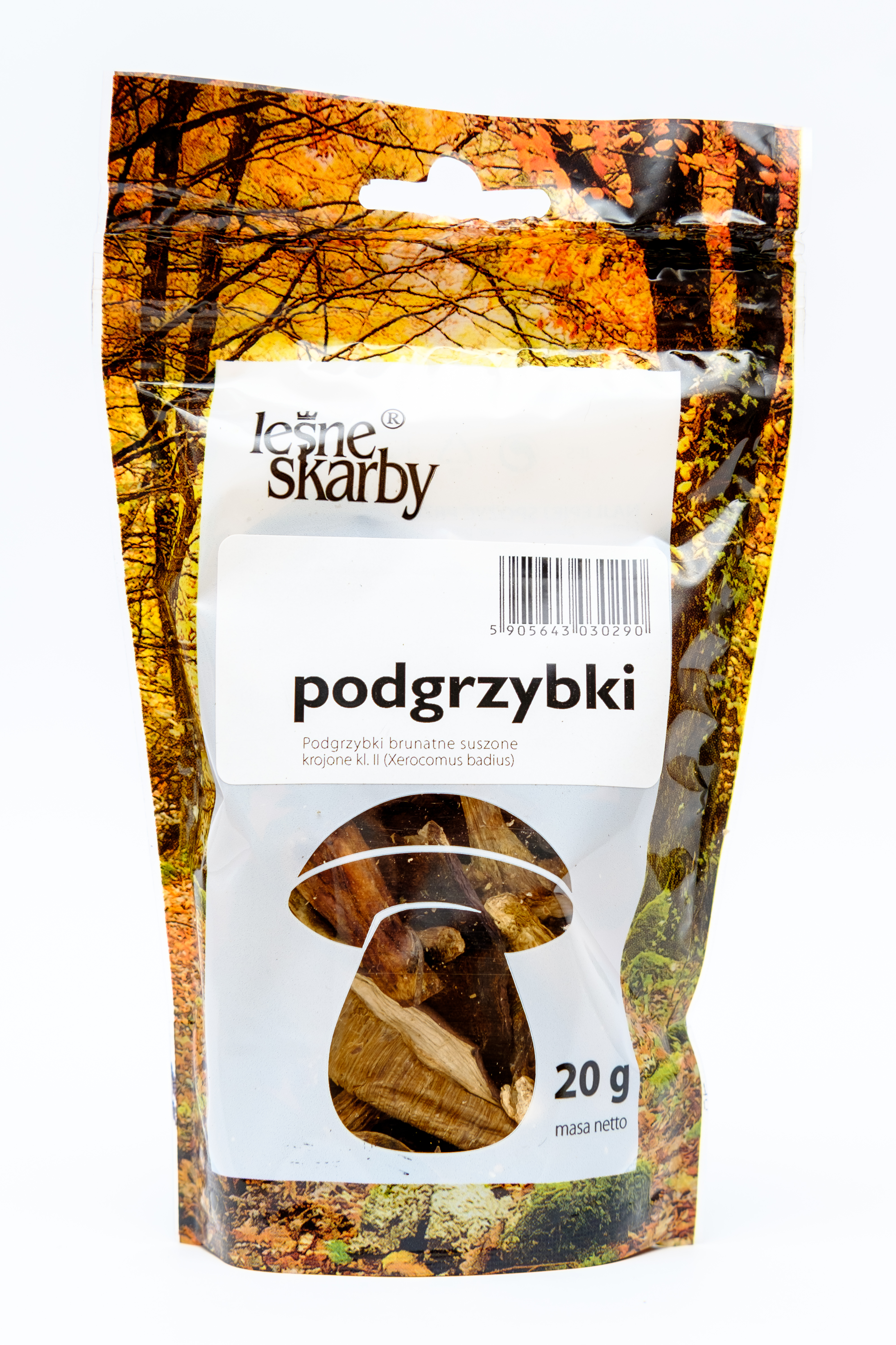 Kasol Podgrzybki Brunatne Suszone Krojone 20G (Xerocomus Badius) Leśne Skarby