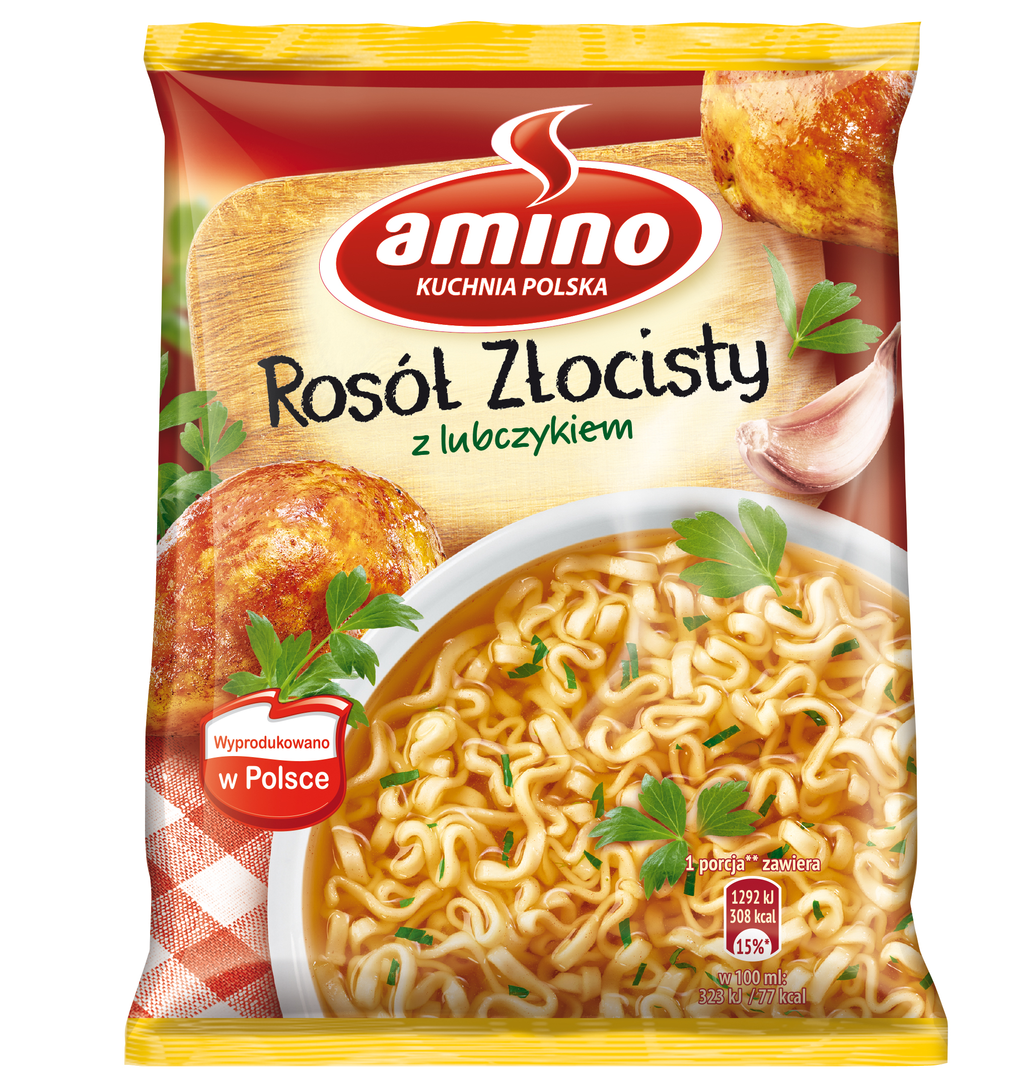 Amino Zupa Blyskawiczna Rosół Złocisty Z Lubczykiem 57 G