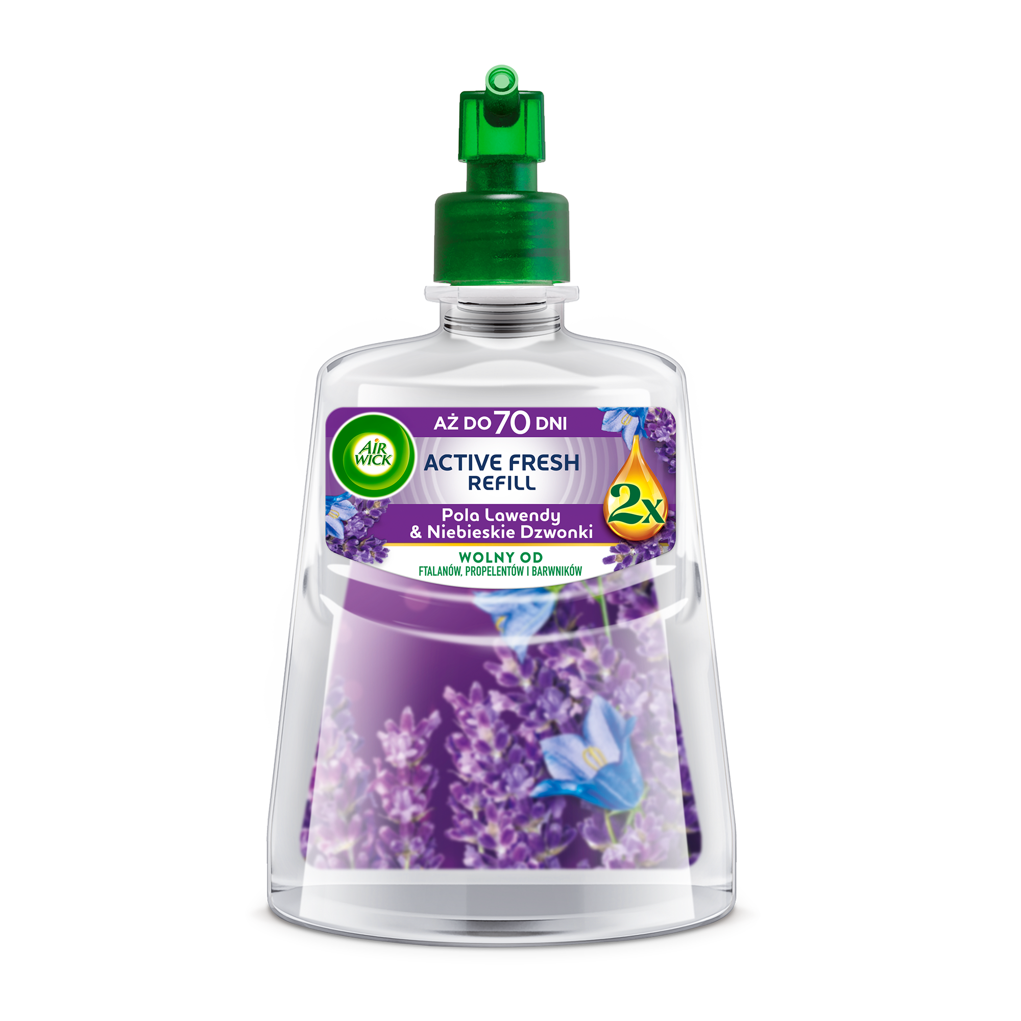 Air Wick Odświeżacz Powietrza Active Fresh Pola Lawendy I Niebieskie Dzwonki Wkład 228 Ml