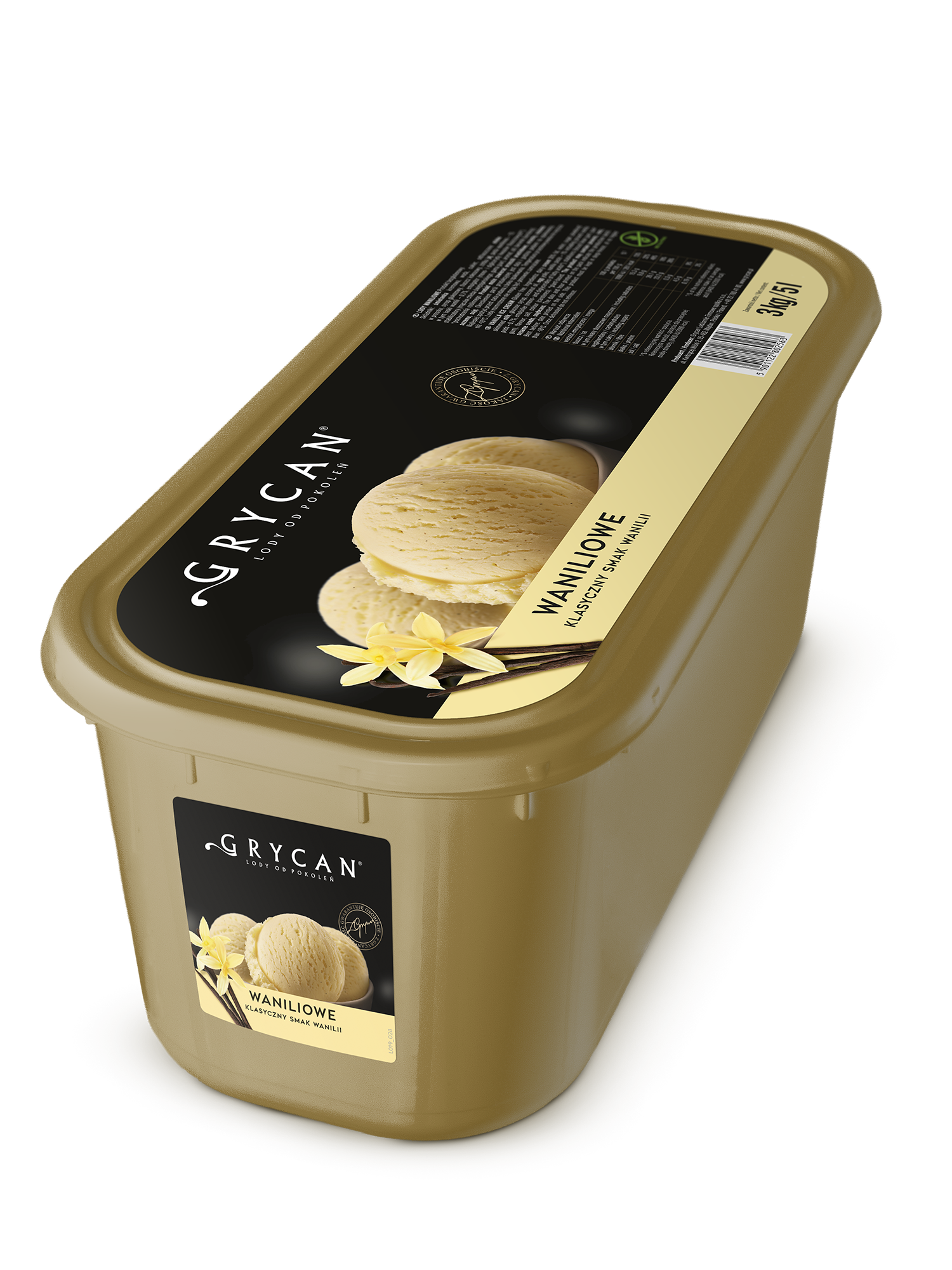 Grycan Lody Waniliowe 5L