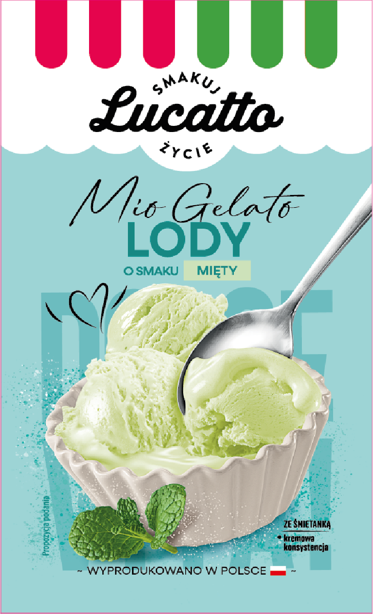 Lody O Smaku Miętowym Lucatto 60 G
