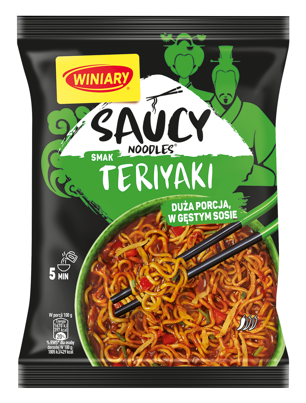Winiary Noodles Teriyaki 92,5G