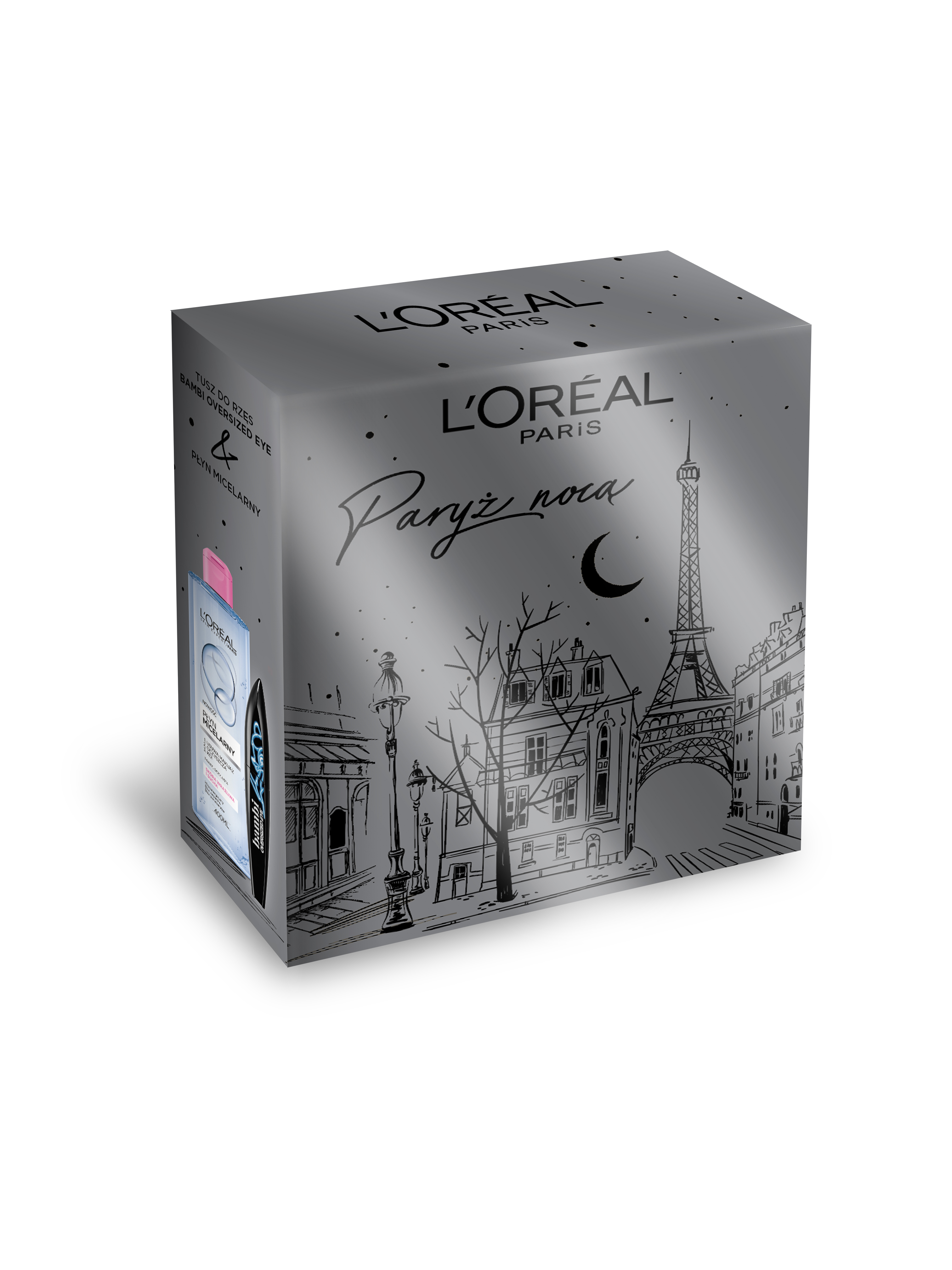 Zestaw Świąteczny Loreal Paris Maskara + Płyn Micelarny