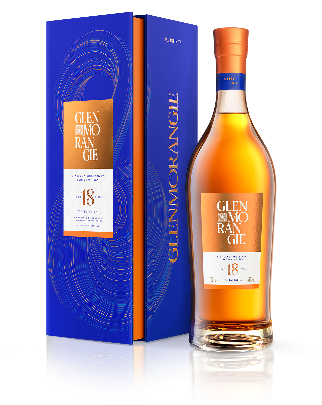 Glenmorangie 18 Y.O. Highland Single Malt Scotch Whisky 43% 0,7 L