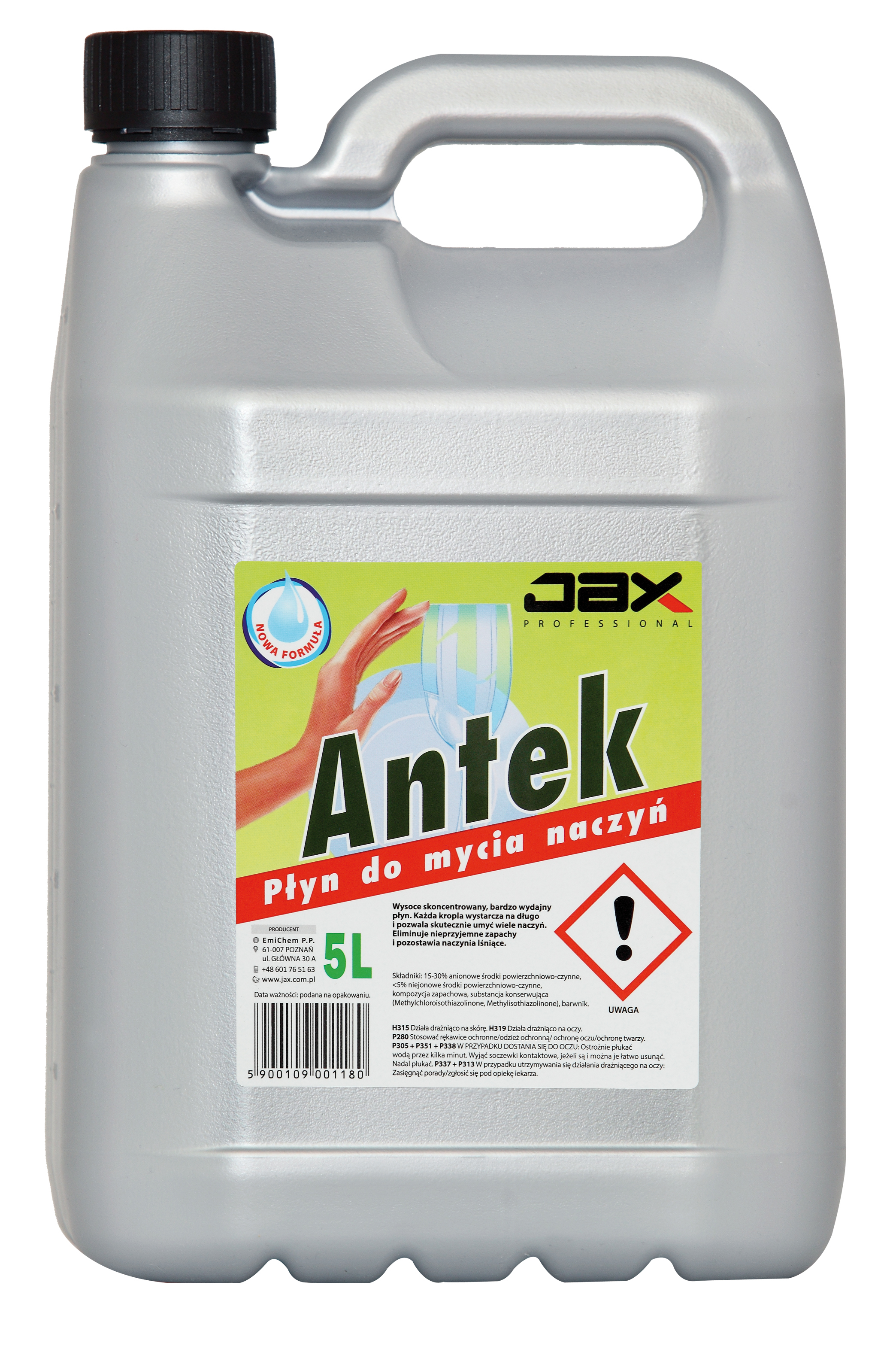 Płyn Do Mycia Naczyń 5L, Antek