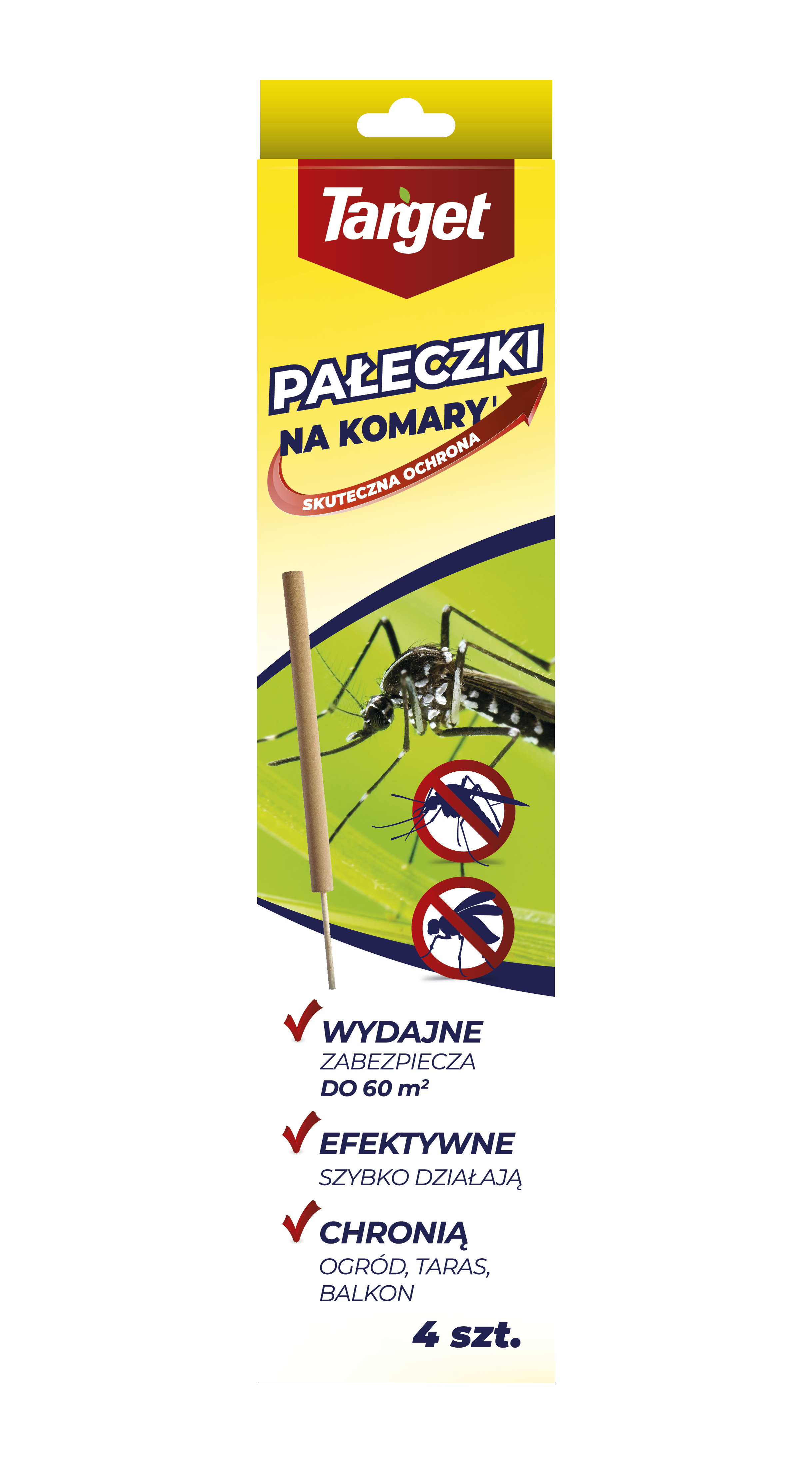 Pałeczki Na Komary I Meszki 4 Szt Target