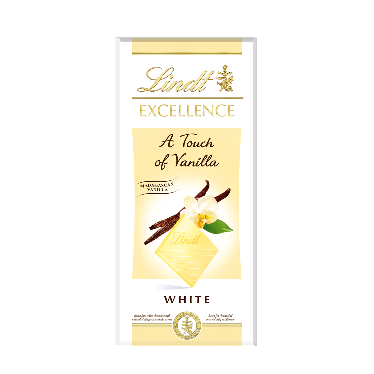 Lindt Excellence White Vanilla 100G