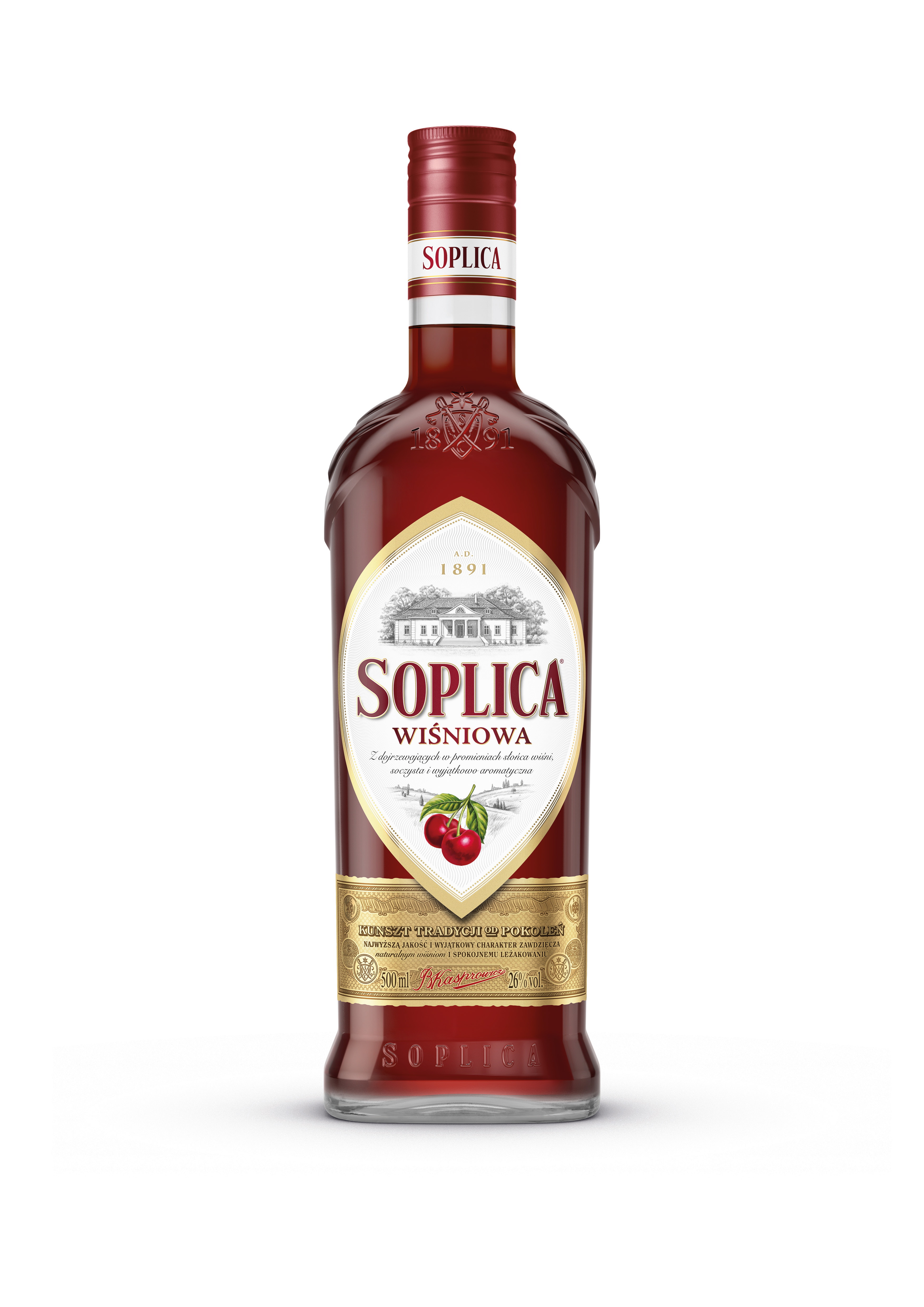 Likier Soplica Wiśniowa 26 % 500 Ml
