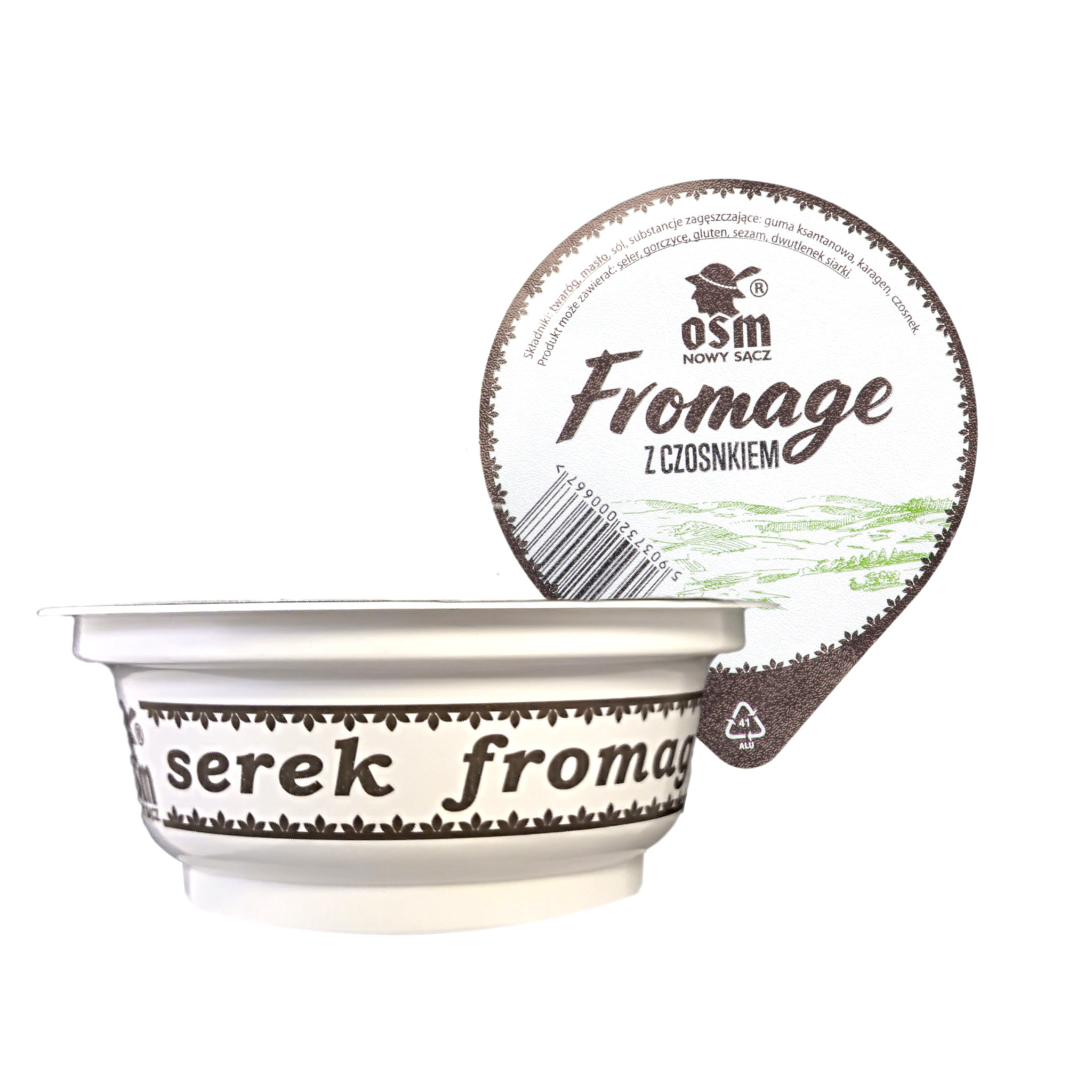 Osm Nowy Sącz Serek Fromage Czosnek 100G