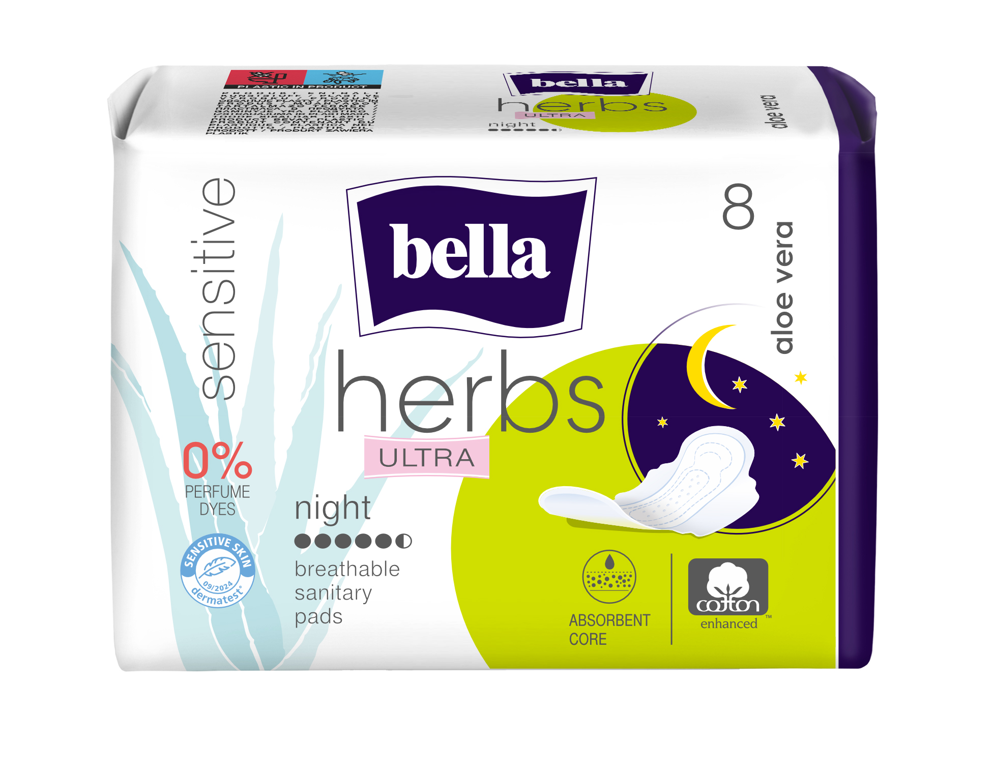 Podpaski Bella Herbs Ultra Night A8
