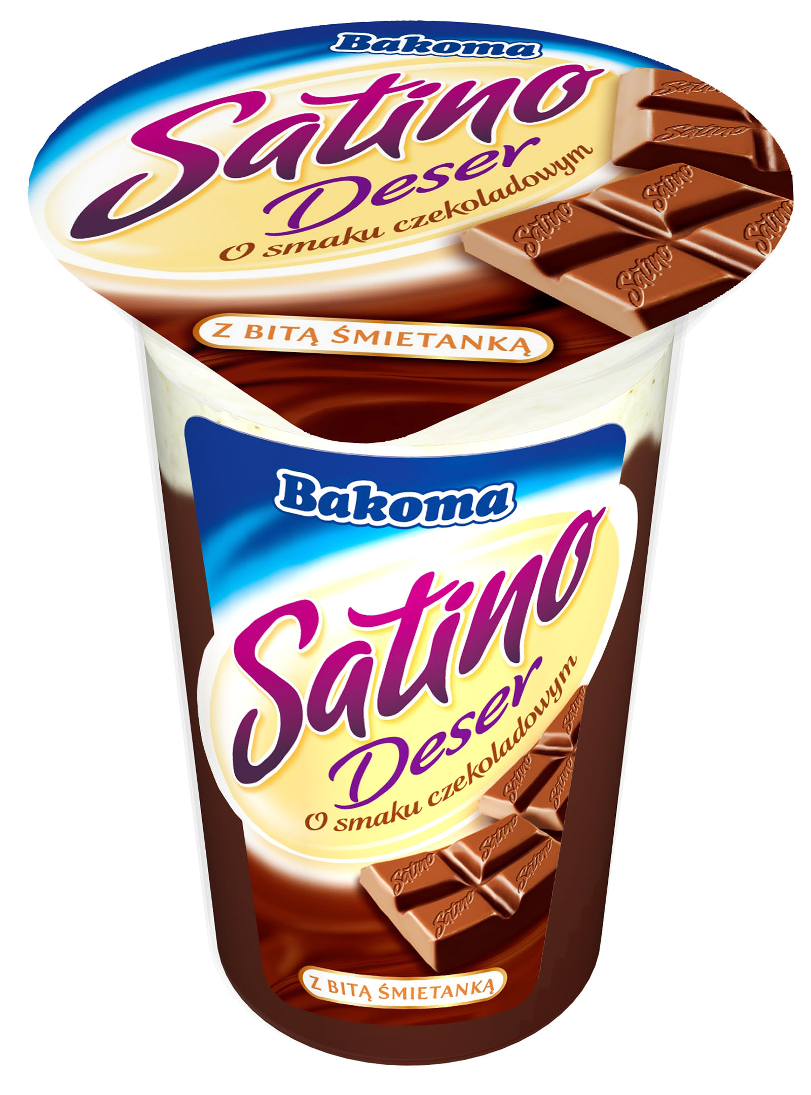 Satino Deser O Smaku Czekoladowym Z Bitą Śmietanką 170G
