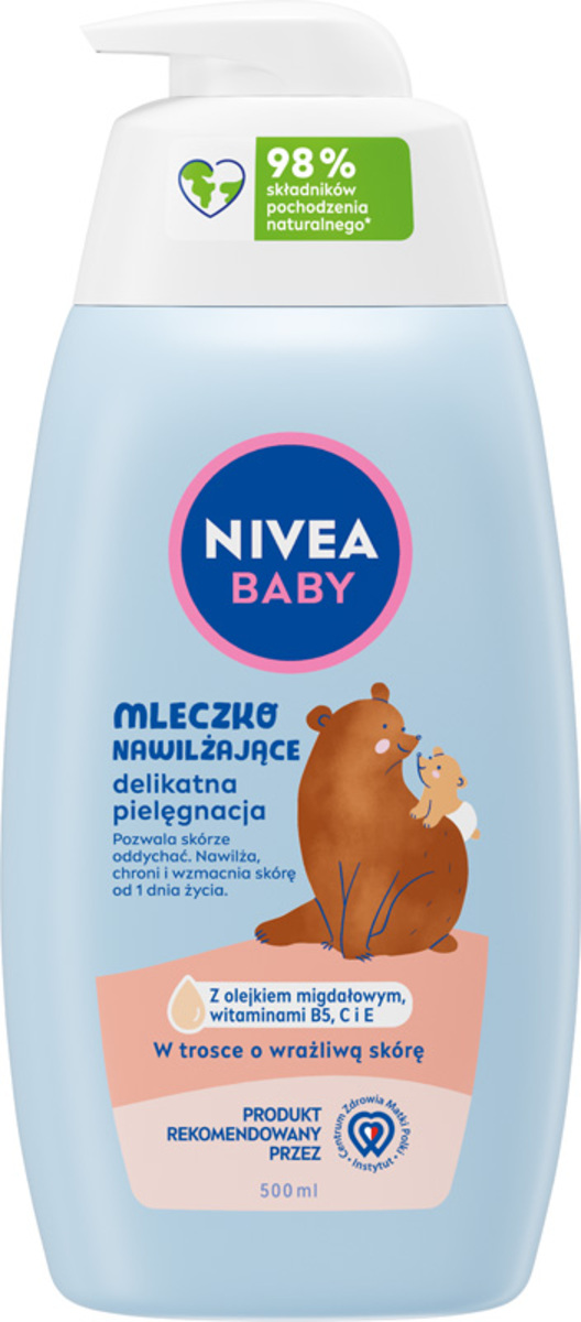 Nivea Baby Mleczko Nawilżające Delikatna Pielęgnacja 500 Ml