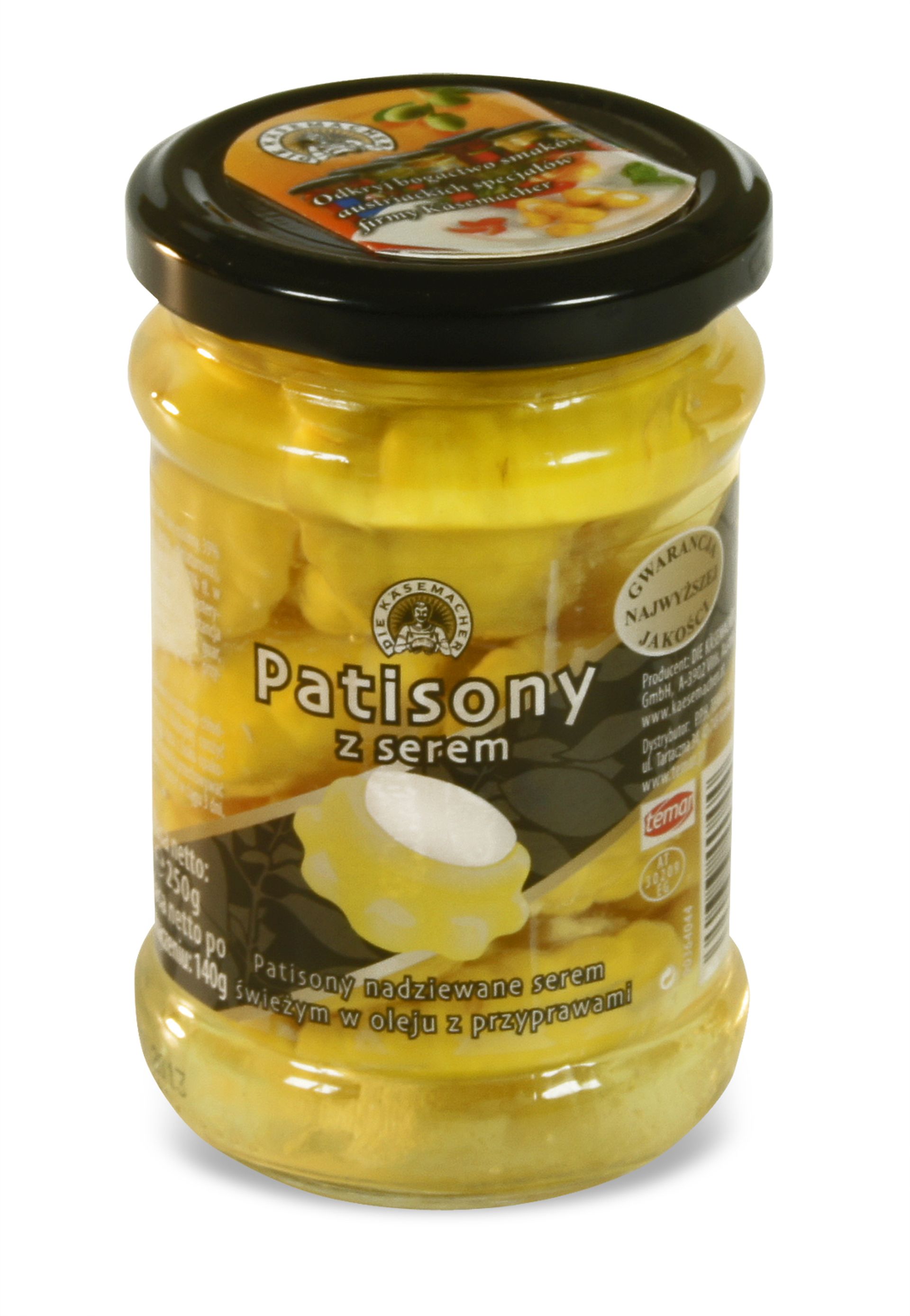 Patison Nadziewany Serem Świeżym Kaesemacher 250G