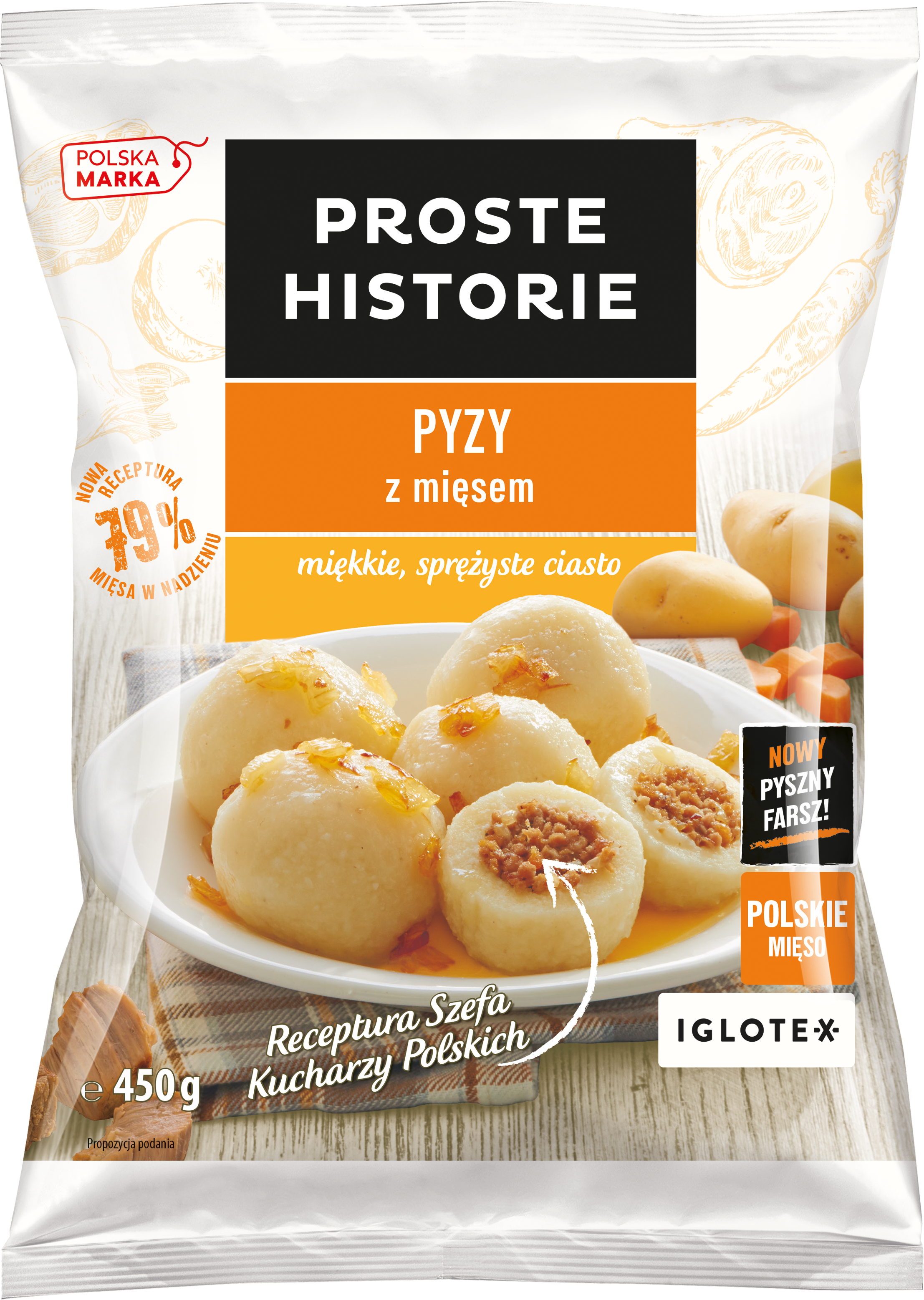Proste Historie - Pyzy Z Mięsem 450G