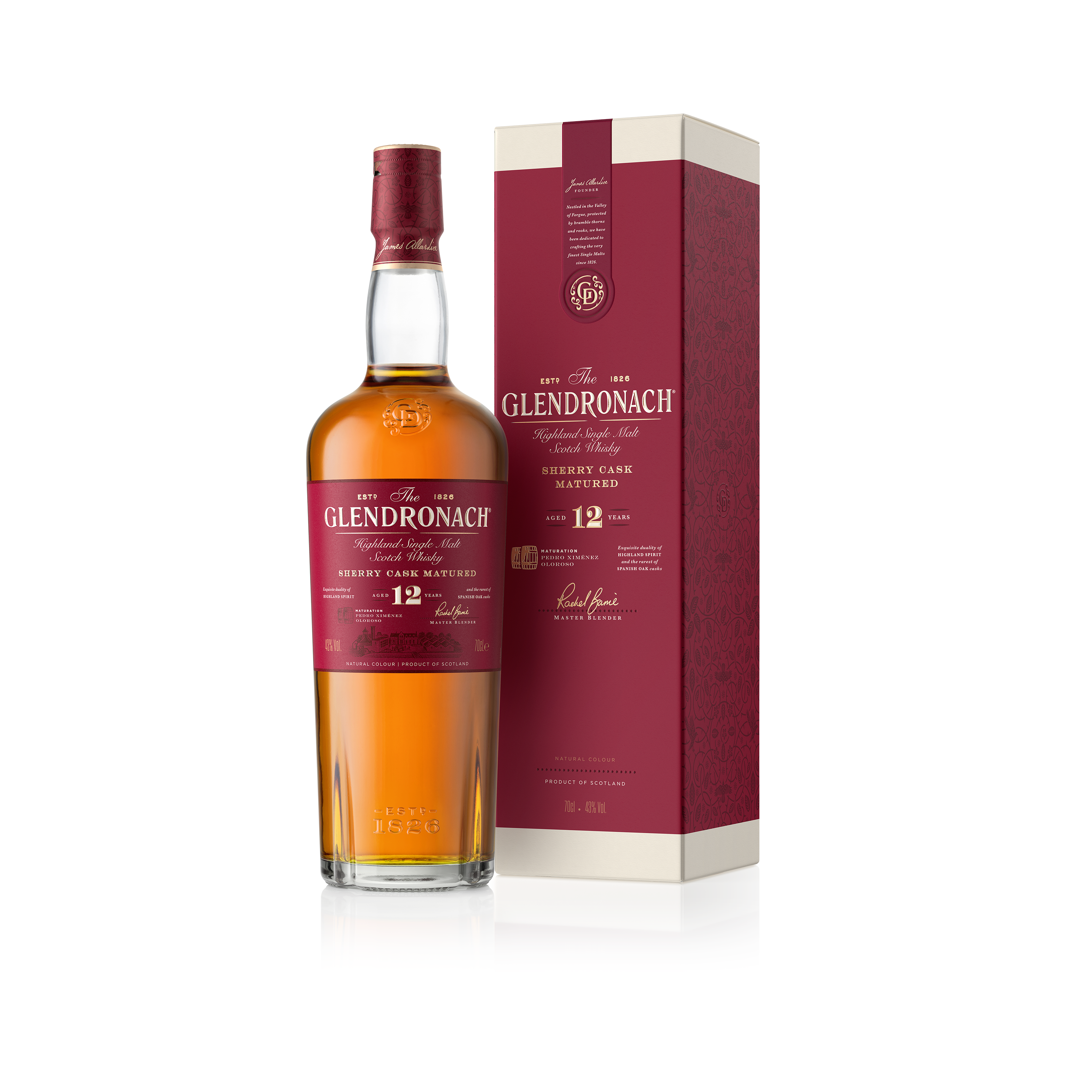 Glendronach Original 12 Year Old Szkocka Whisky 700 Ml 43%