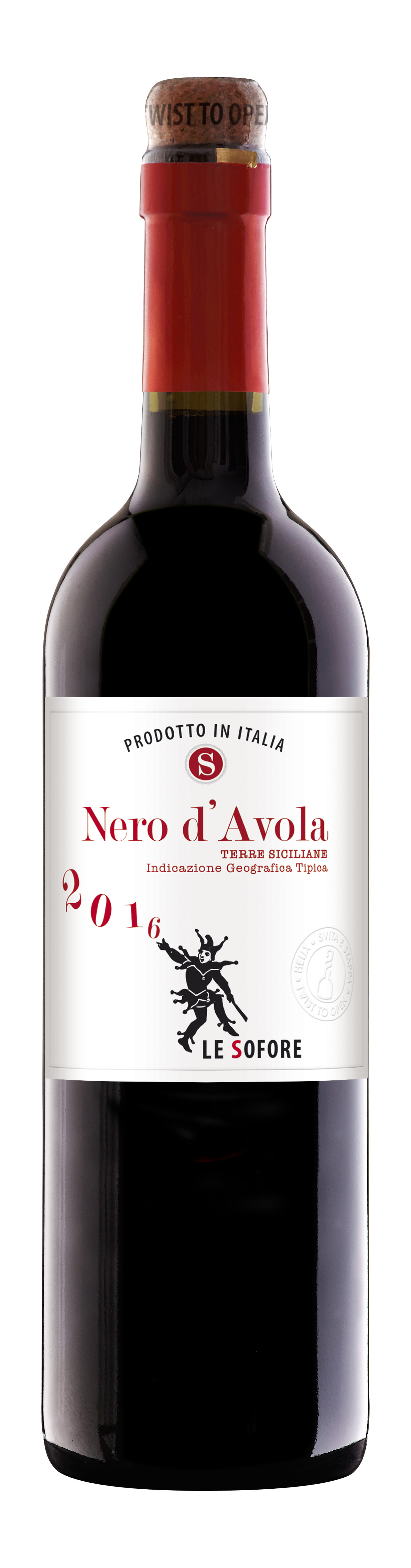 Le Sofore Nero D'Avola Wino Czerwone Wytrawne 13% 0,75 L