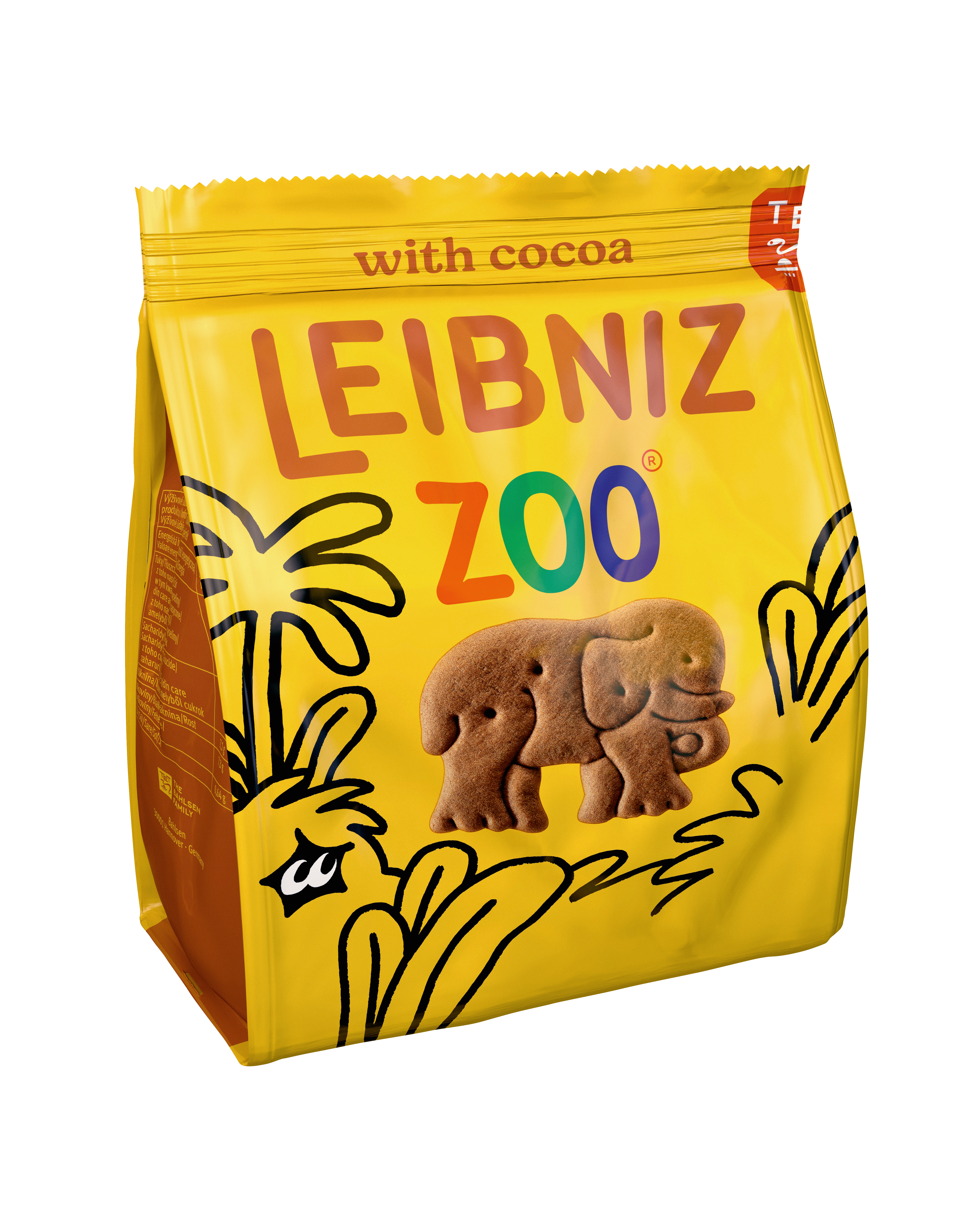 Leibniz Herbatniki Zoo Kakao 100G