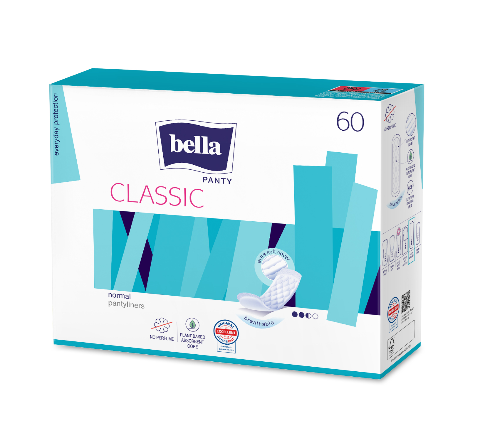Wkładki Higieniczne Bella Panty Classic 60 Szt.