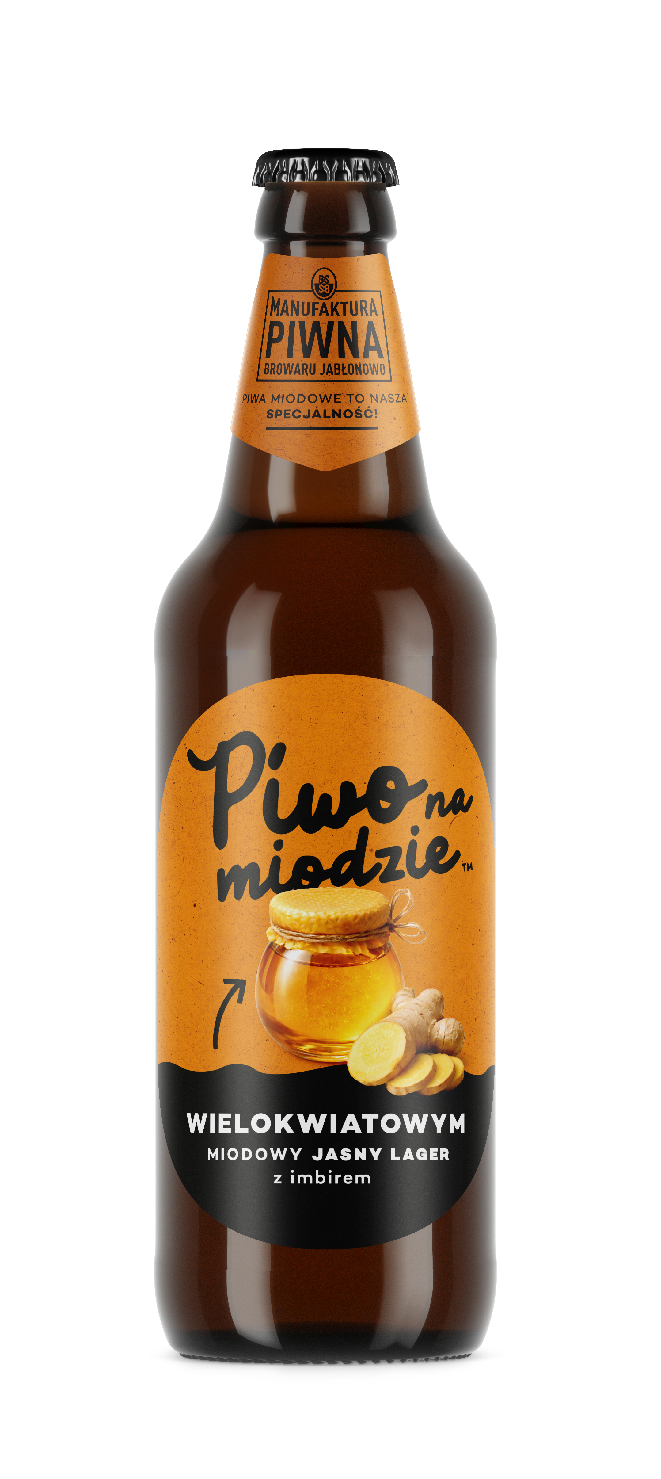 Piwo Na Miodzie Wielokwiatowym Z Imbirem Butelka Bezzwrotna 0.5 L