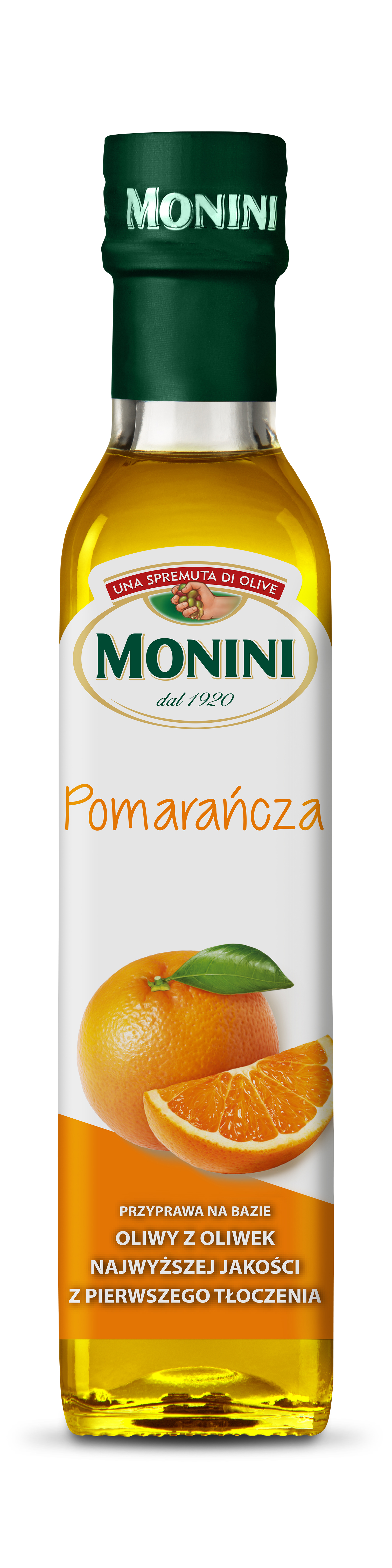 Monini Przyprawa Na Bazie Oliwy Z Oliwek Ev - Pomarańcza 250 Ml