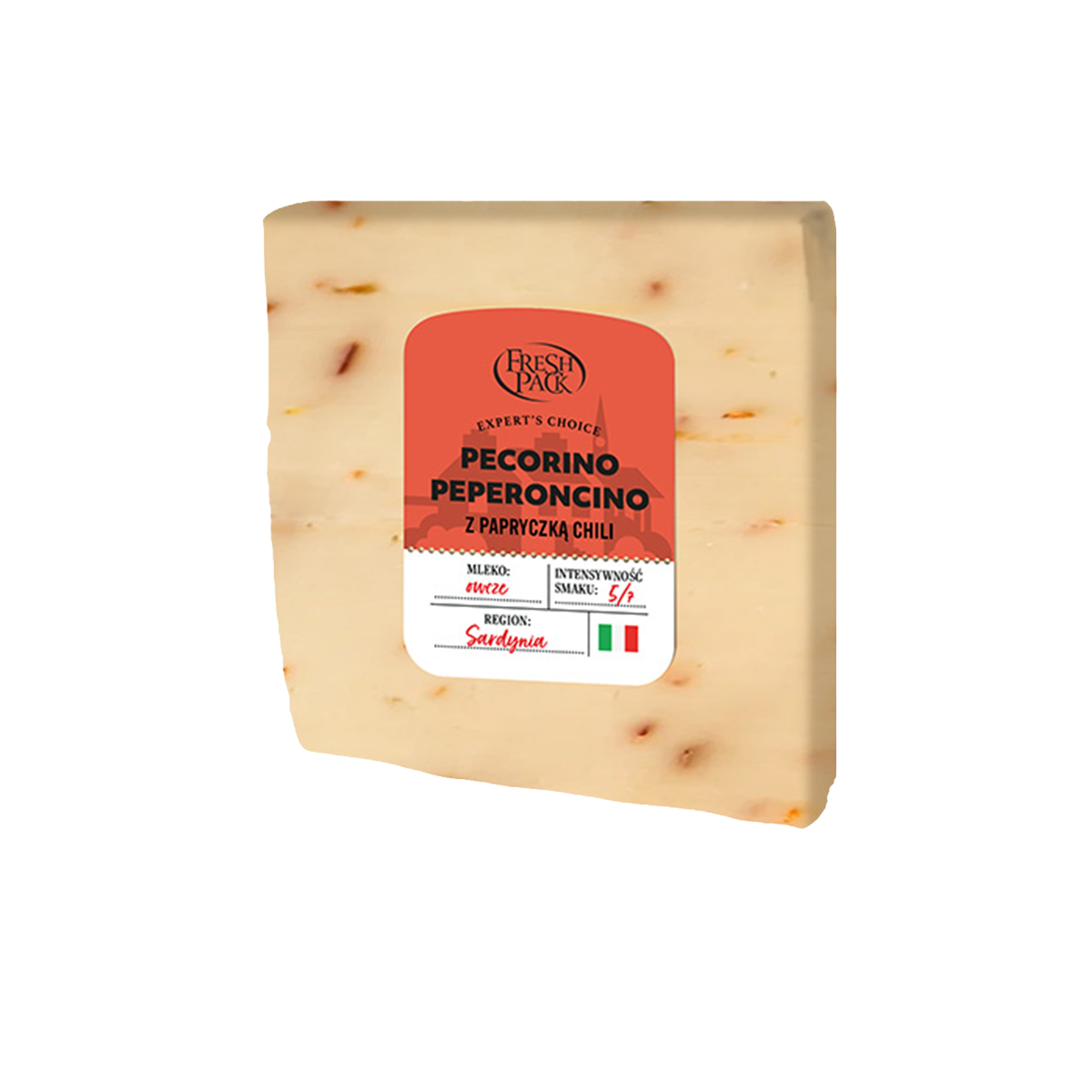Ser Pecorino Z Ostrą Papryczką Chili, Porcja 110G Fresh Pack