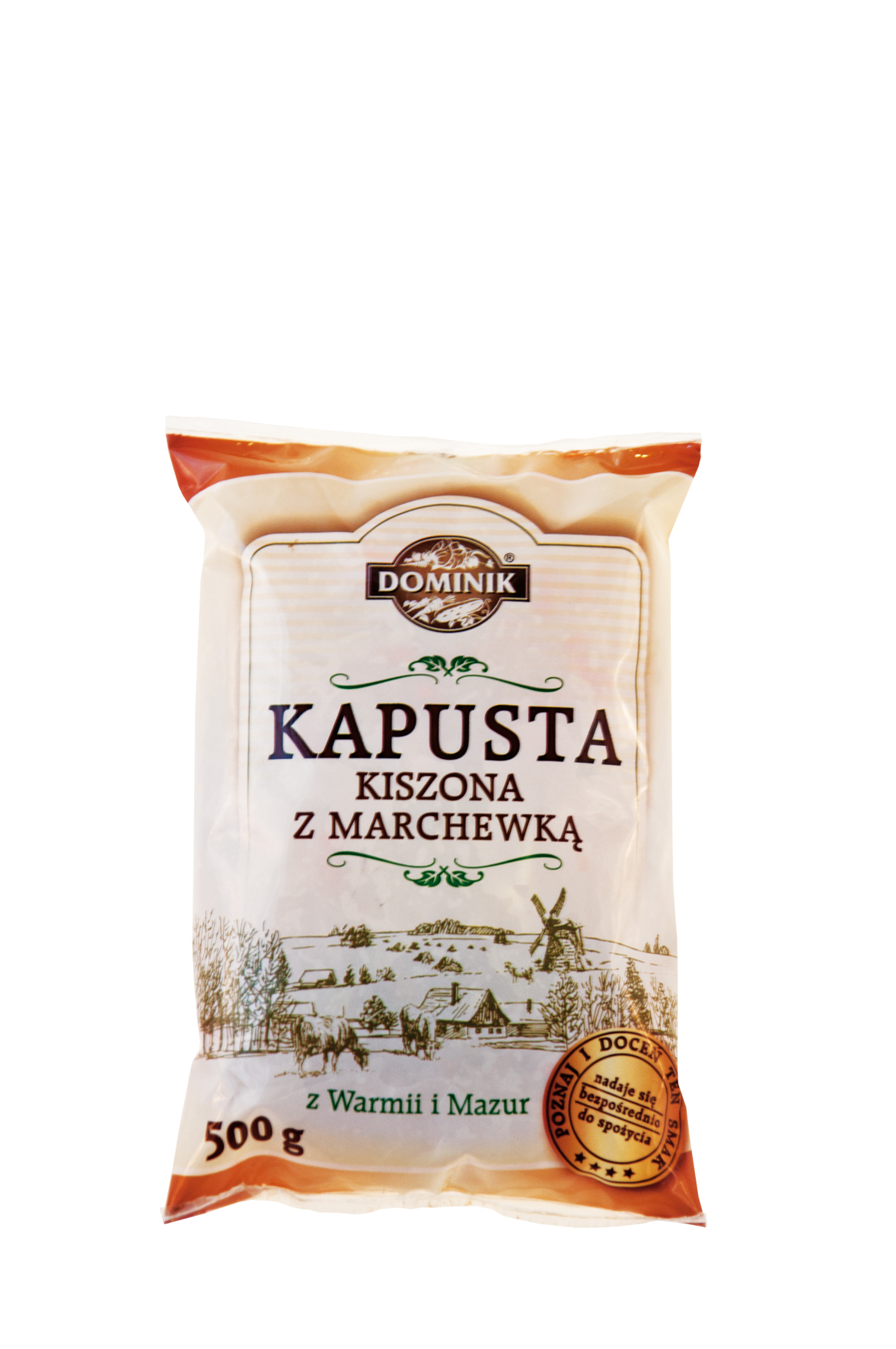 Kapusta Kiszona Z Marchewką Polska 1Kg Dominik