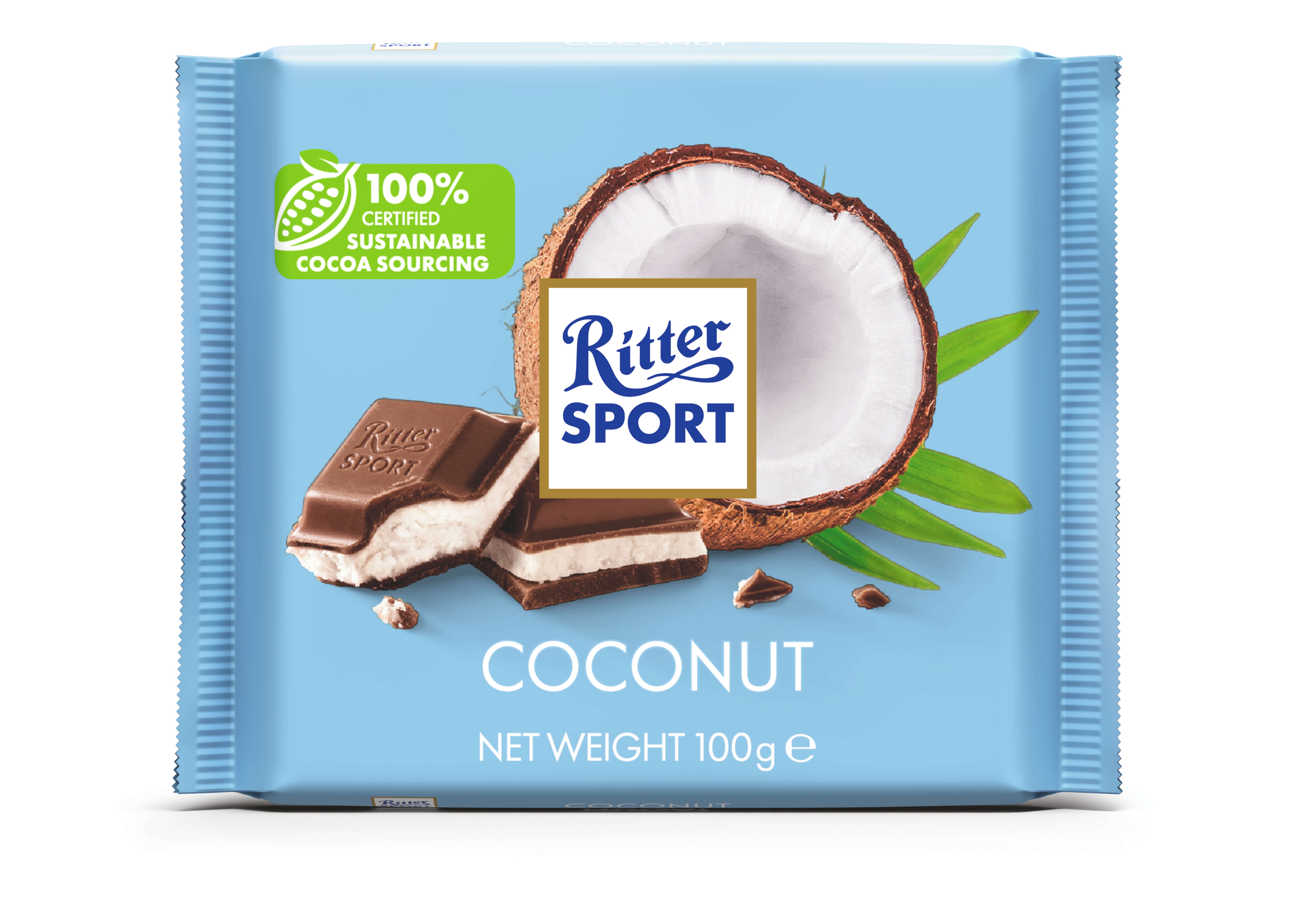 Ritter Sport Czekolada Mleczna Z Kokosem 100G