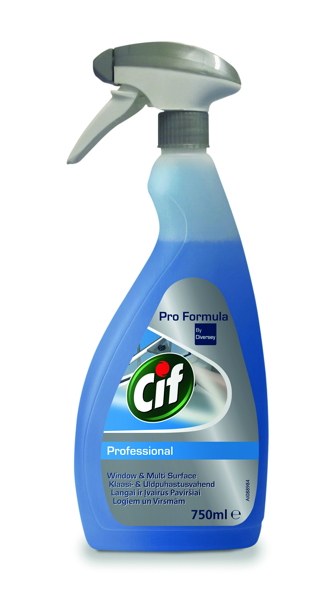 Cif Professional Window & Multi Surface Cleaner 750 Ml