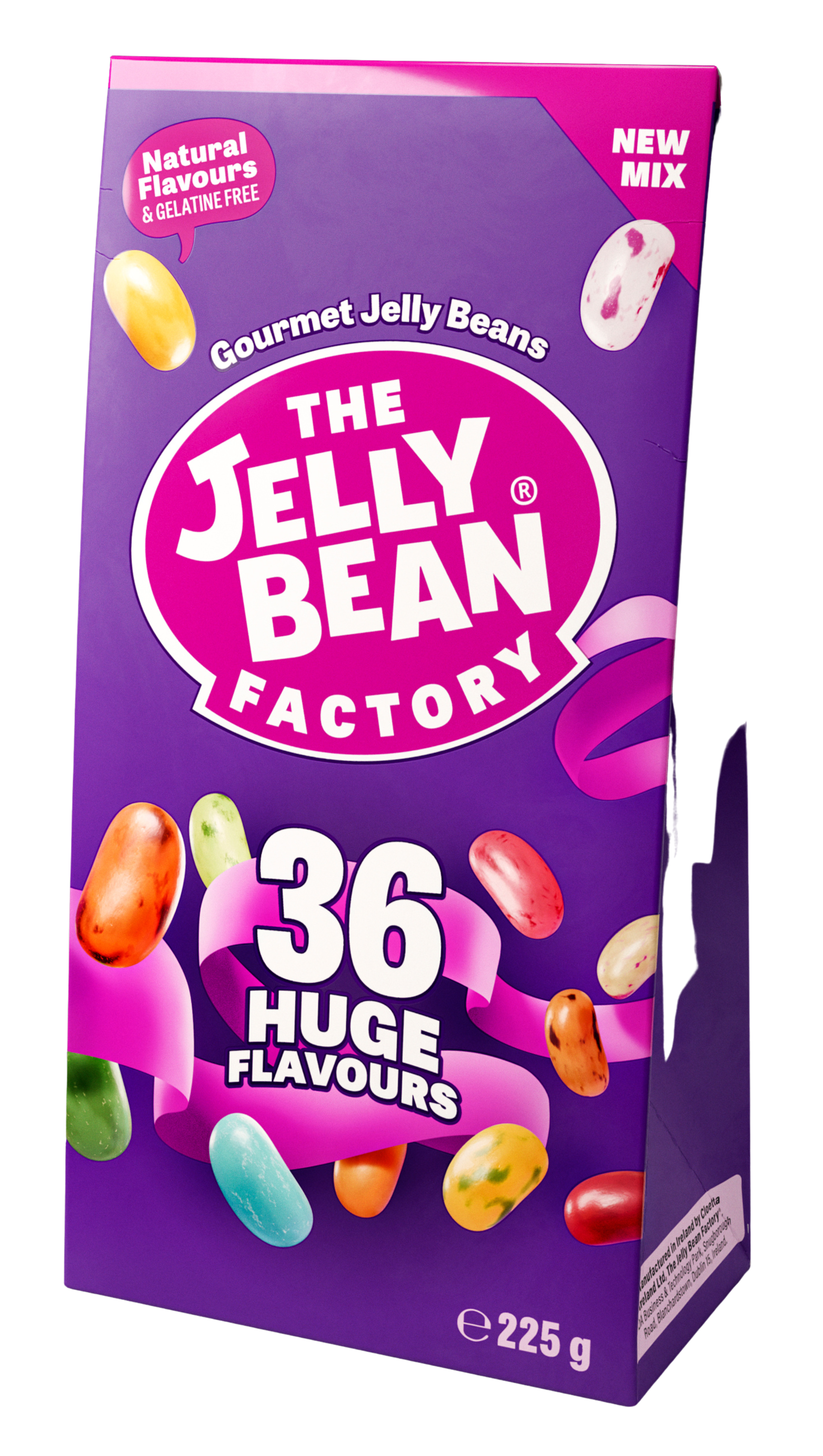 Cukierki O Smaku Owocowym The Jelly Bean Factory, 36 Smaków, Mix 225 G
