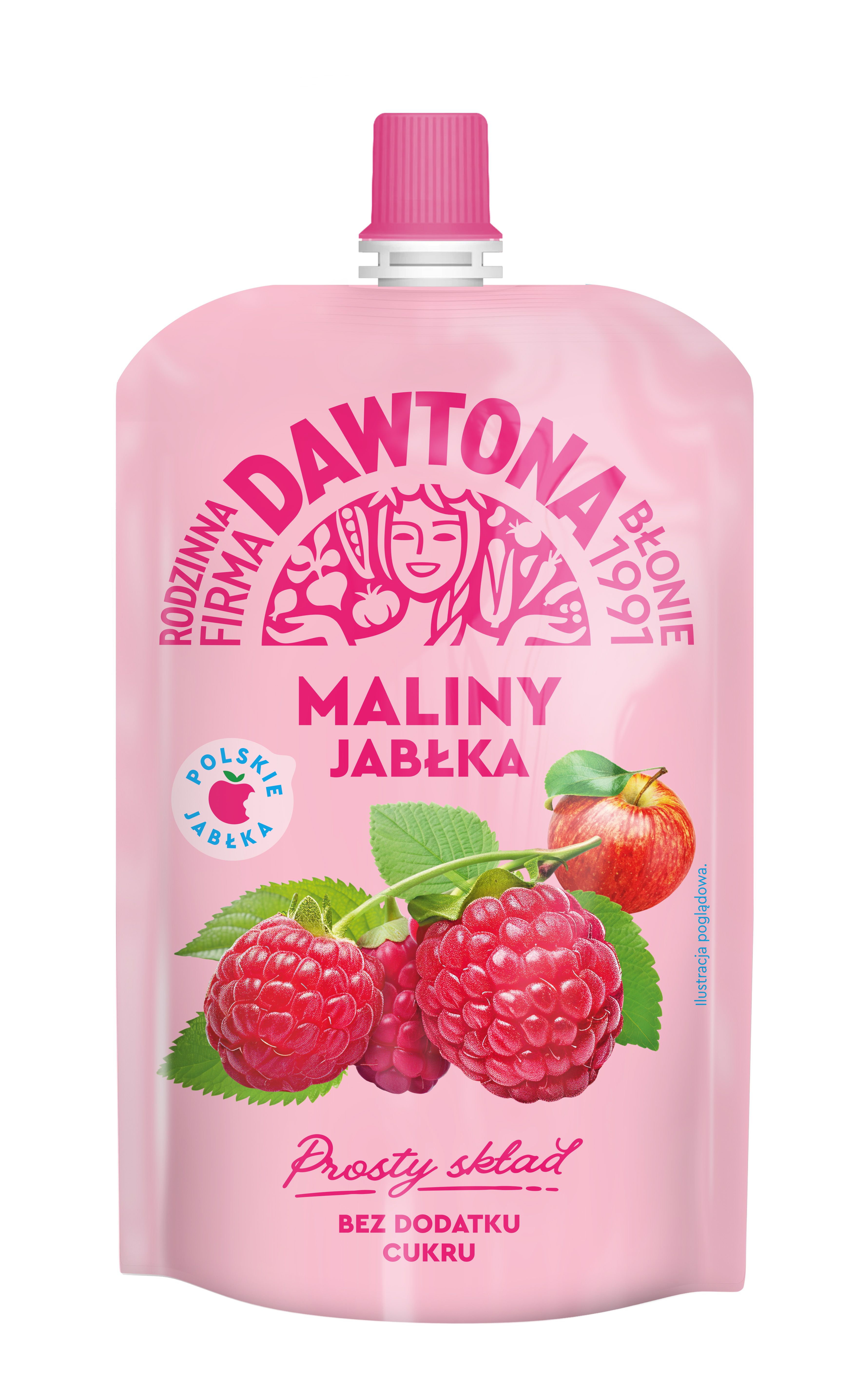 Dawtona Mus Jabłko-Malina 180G